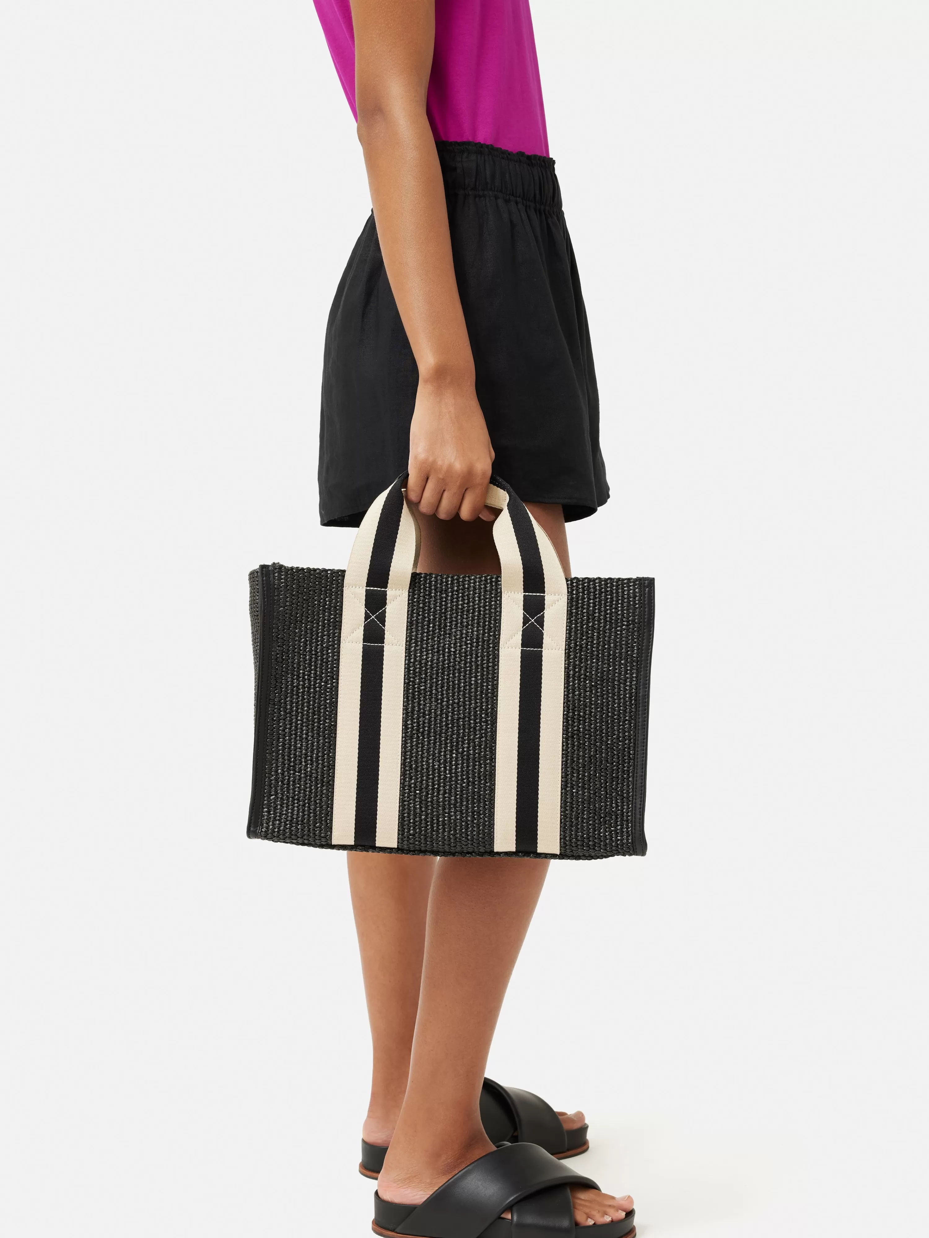 Jigsaw Athena Woven Tote-Women Bags & Clutches