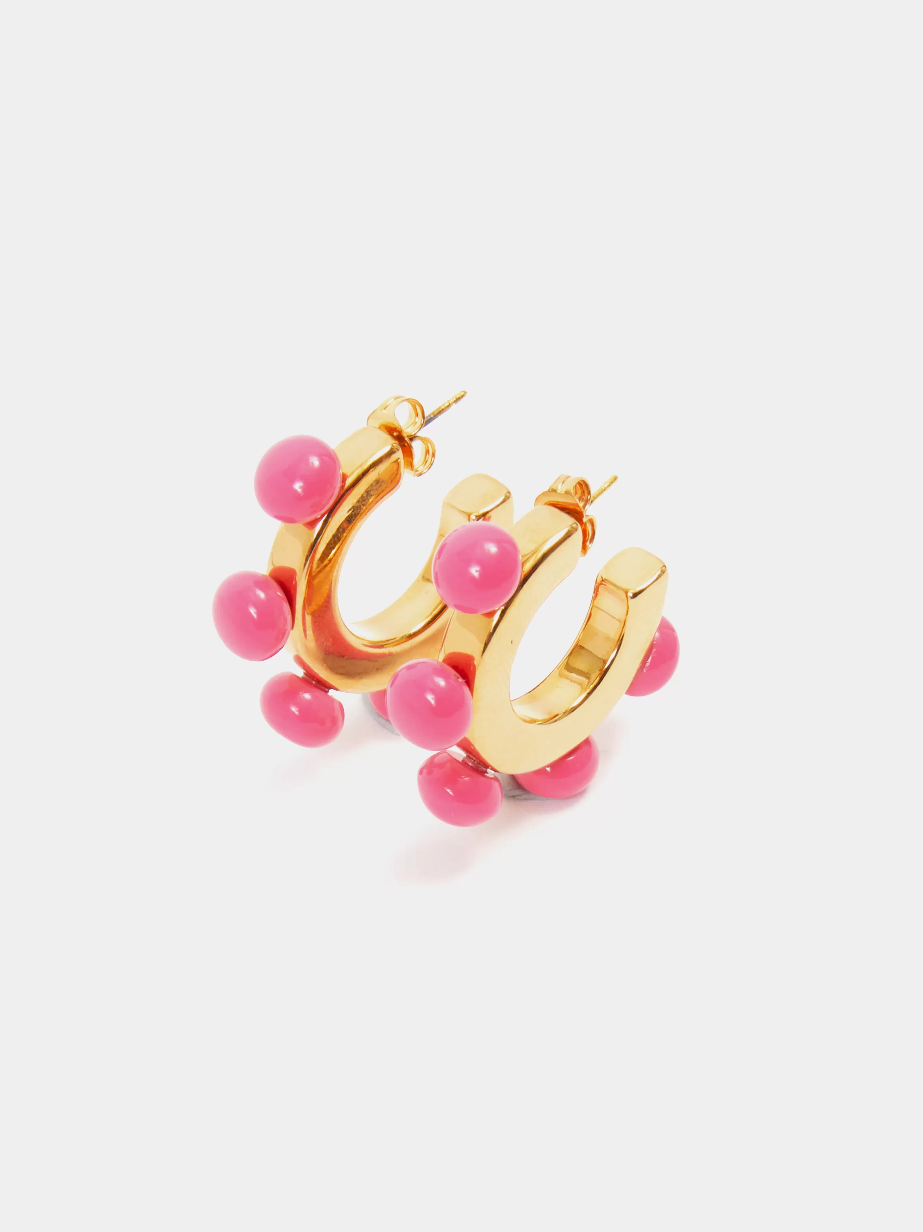 Jigsaw Ball Hoop Earring-Women Jewellery