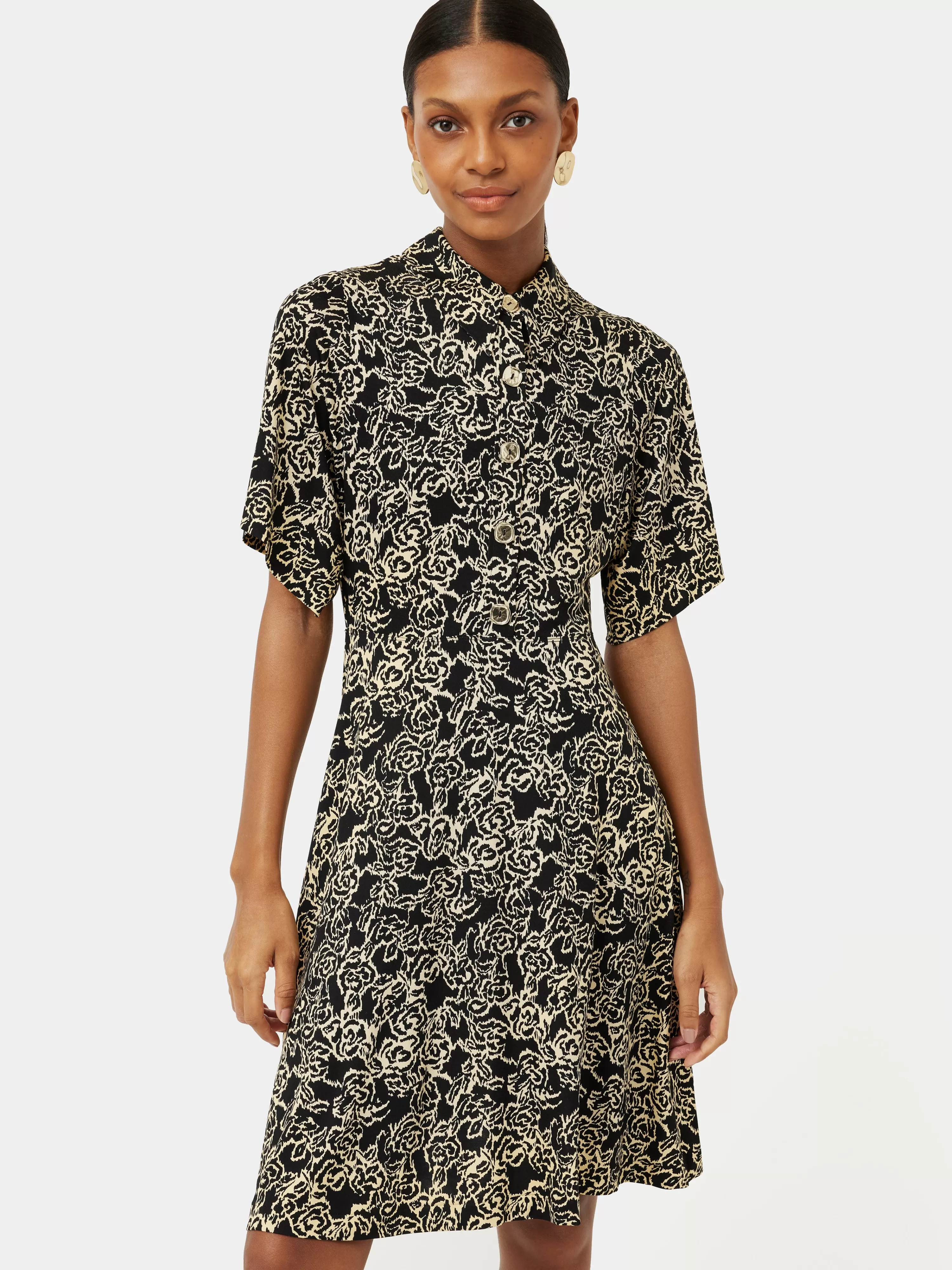 Jigsaw Brushed Rose Shirt Dress-Women Dresses & Jumpsuits