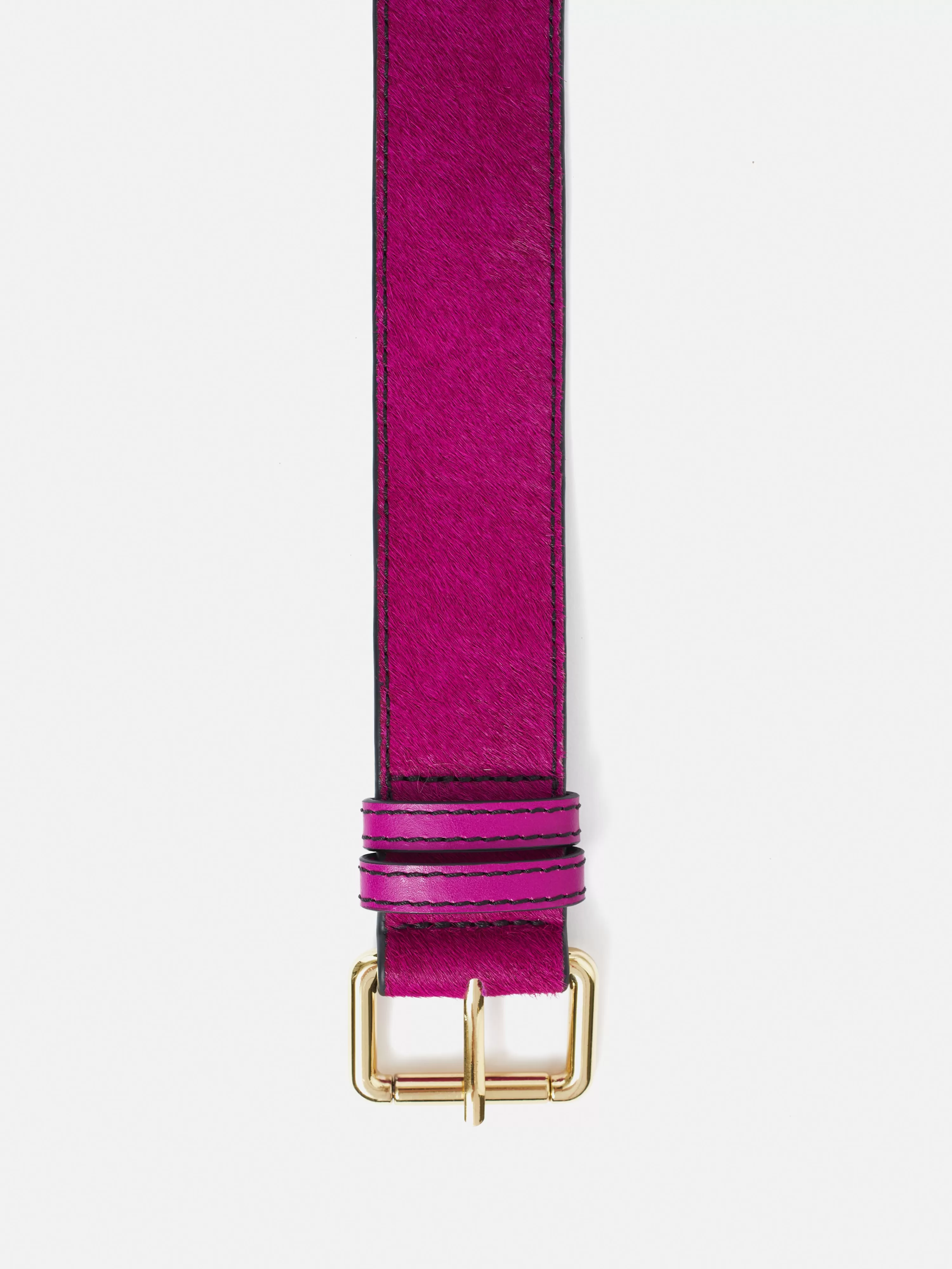 Jigsaw Calf Hair Belt-Women Belts