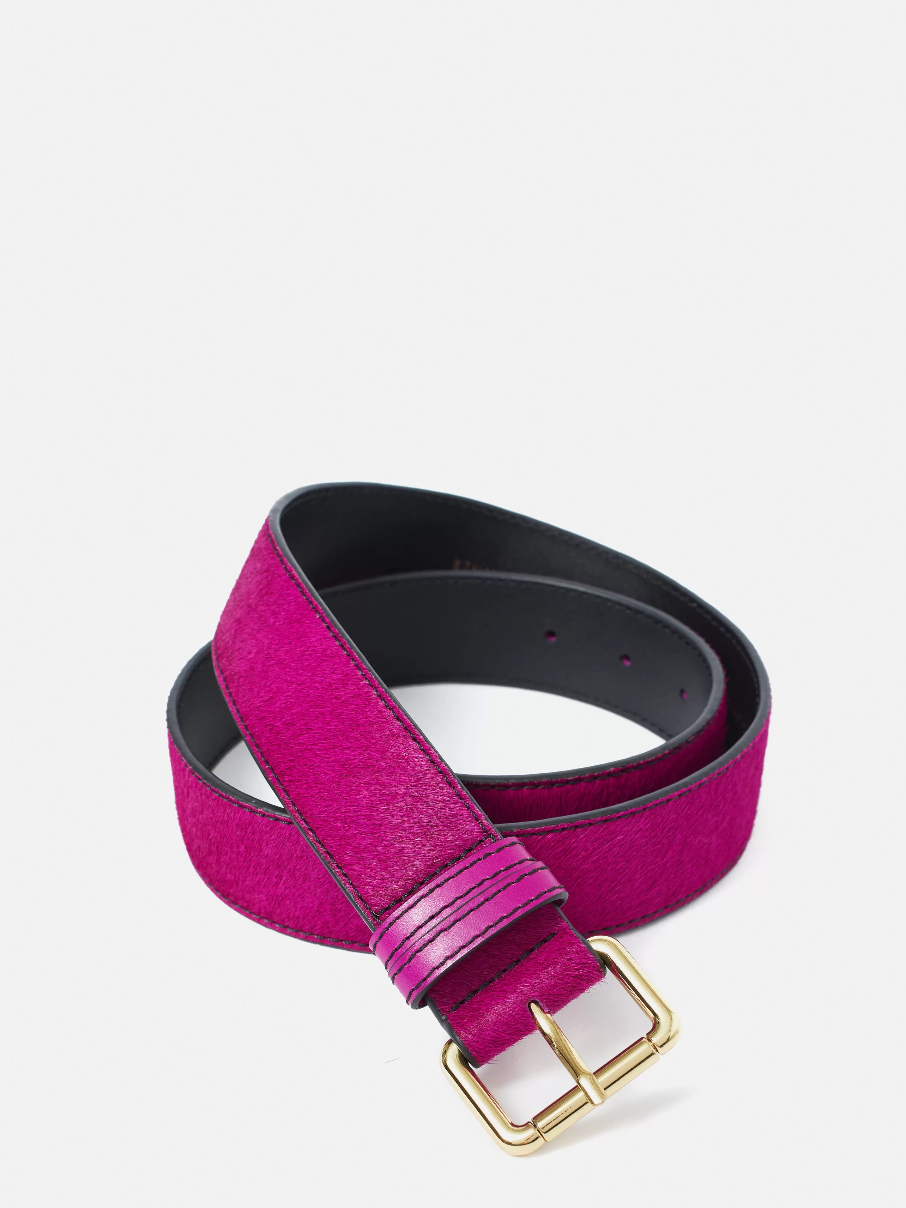 Jigsaw Calf Hair Belt-Women Belts