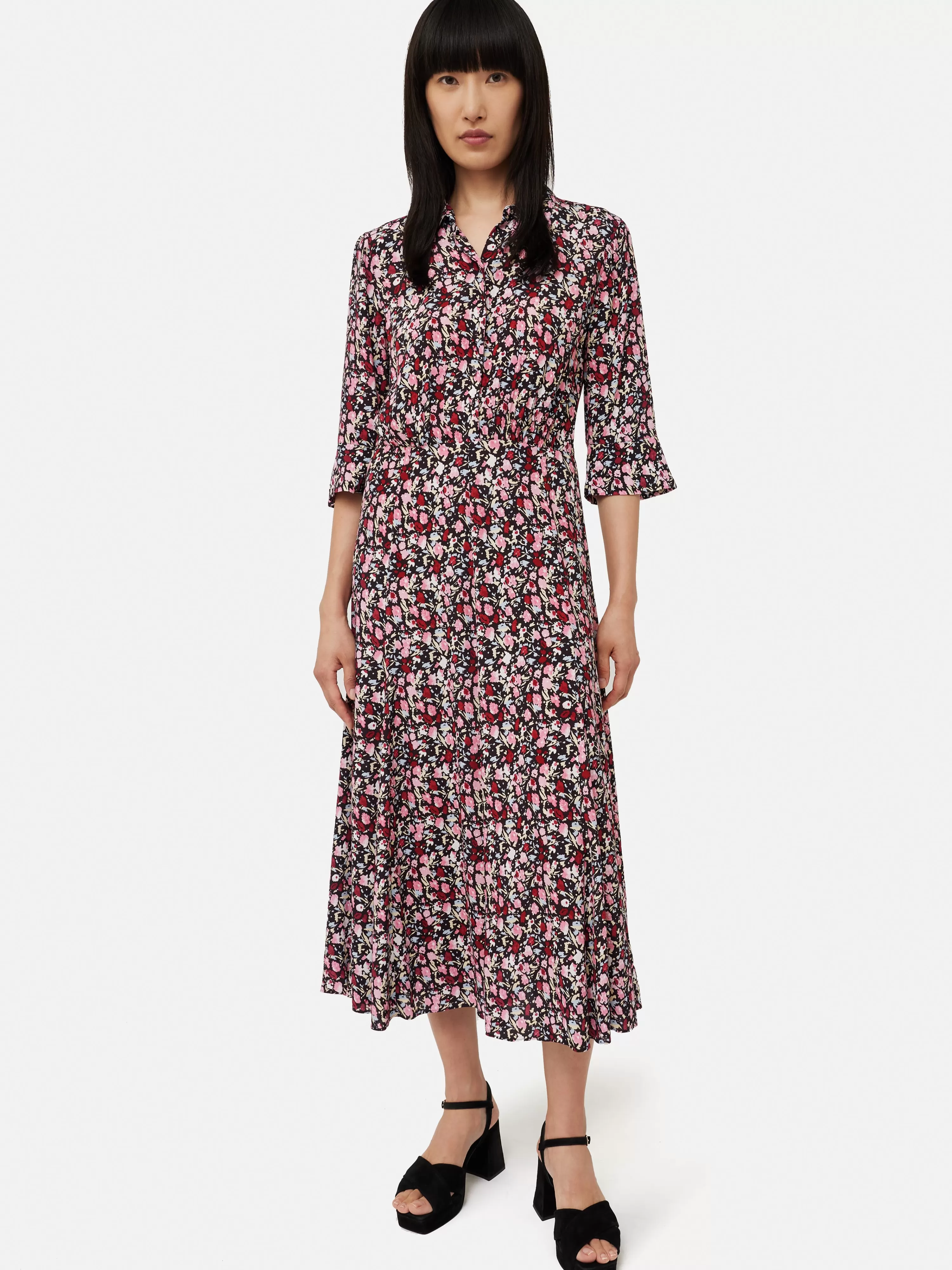 Jigsaw Carnation Shirt Dress-Women Dresses & Jumpsuits