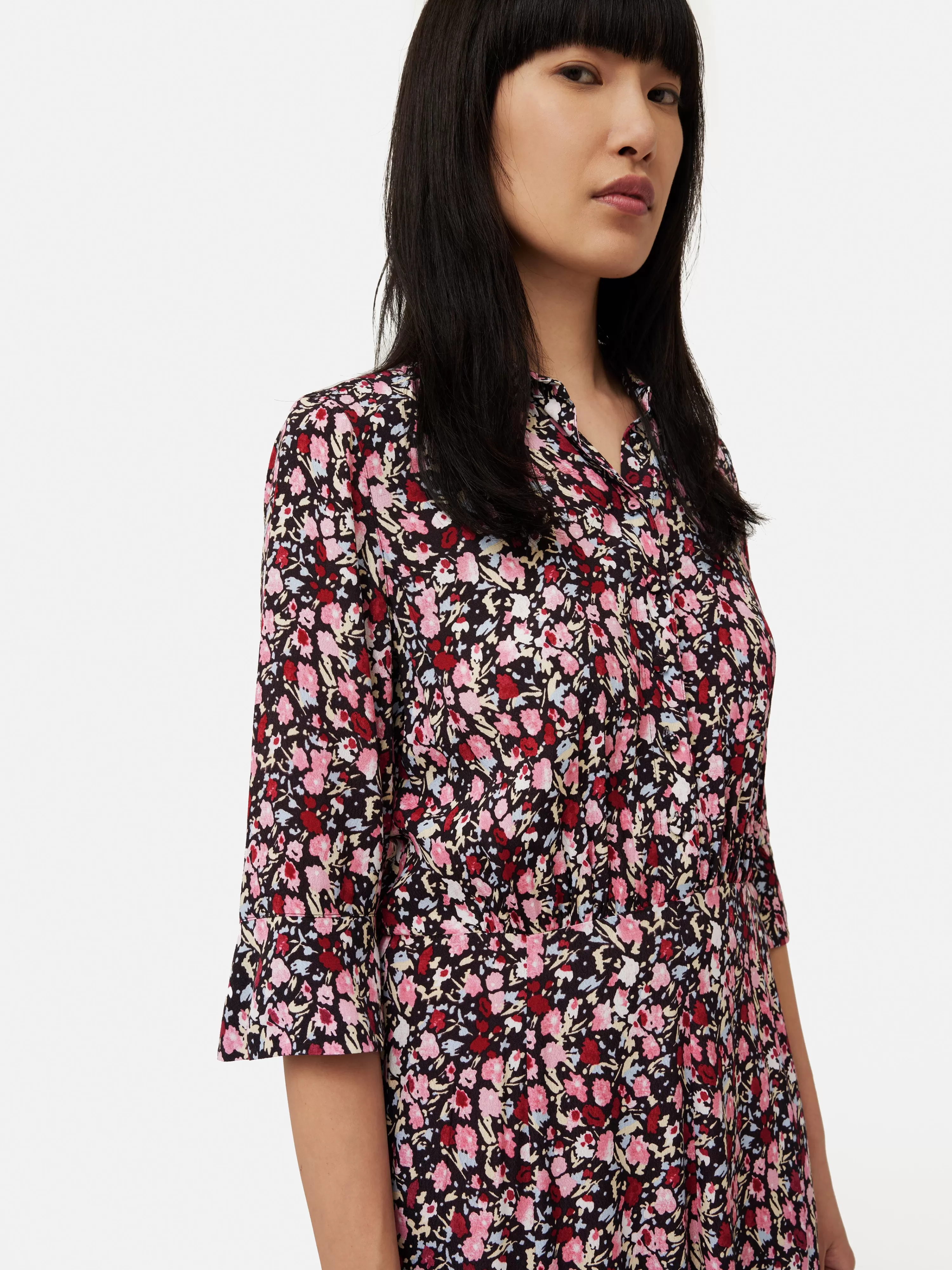 Jigsaw Carnation Shirt Dress-Women Dresses & Jumpsuits