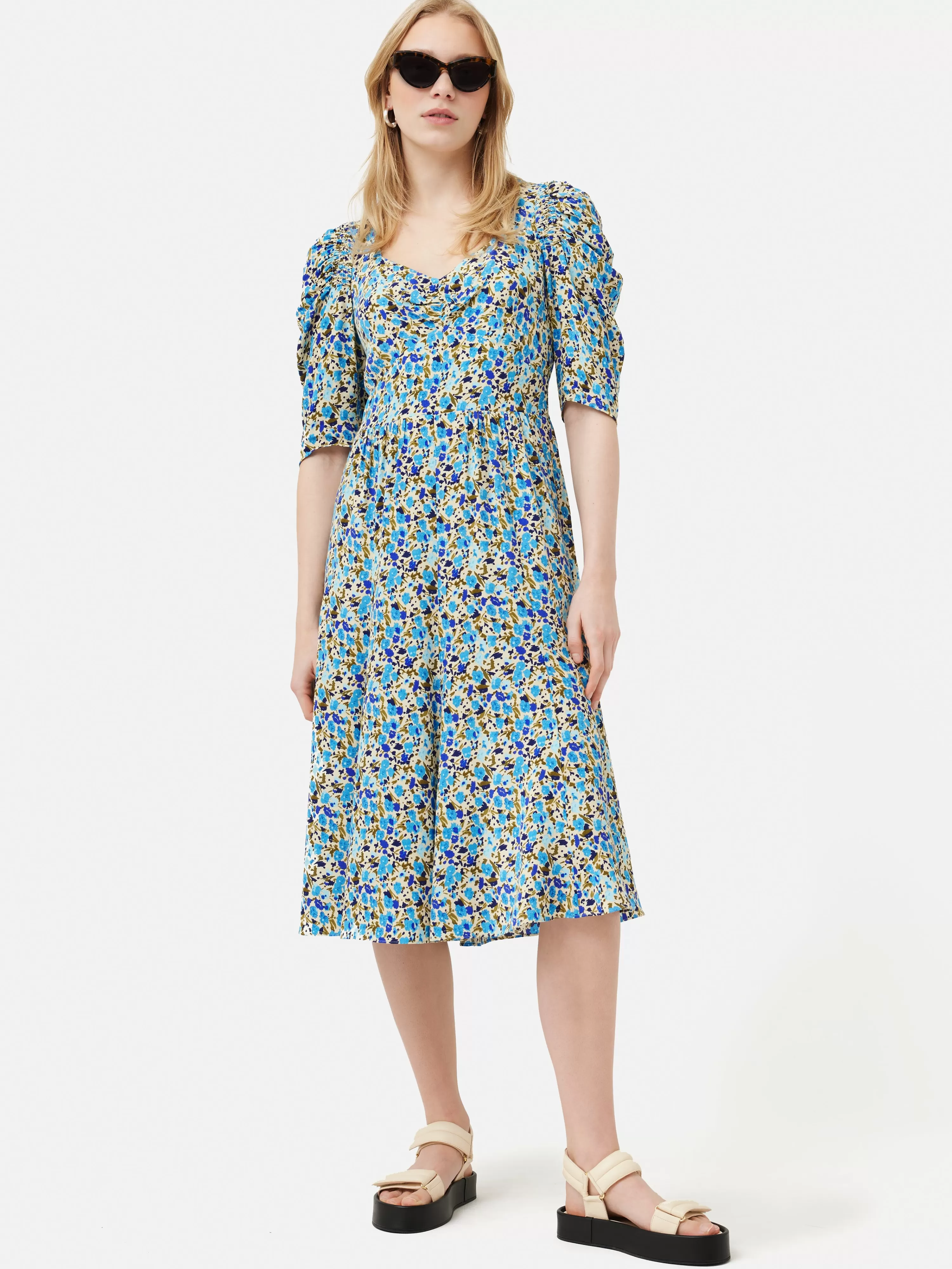 Jigsaw Carnation Tea Dress-Women Dresses & Jumpsuits