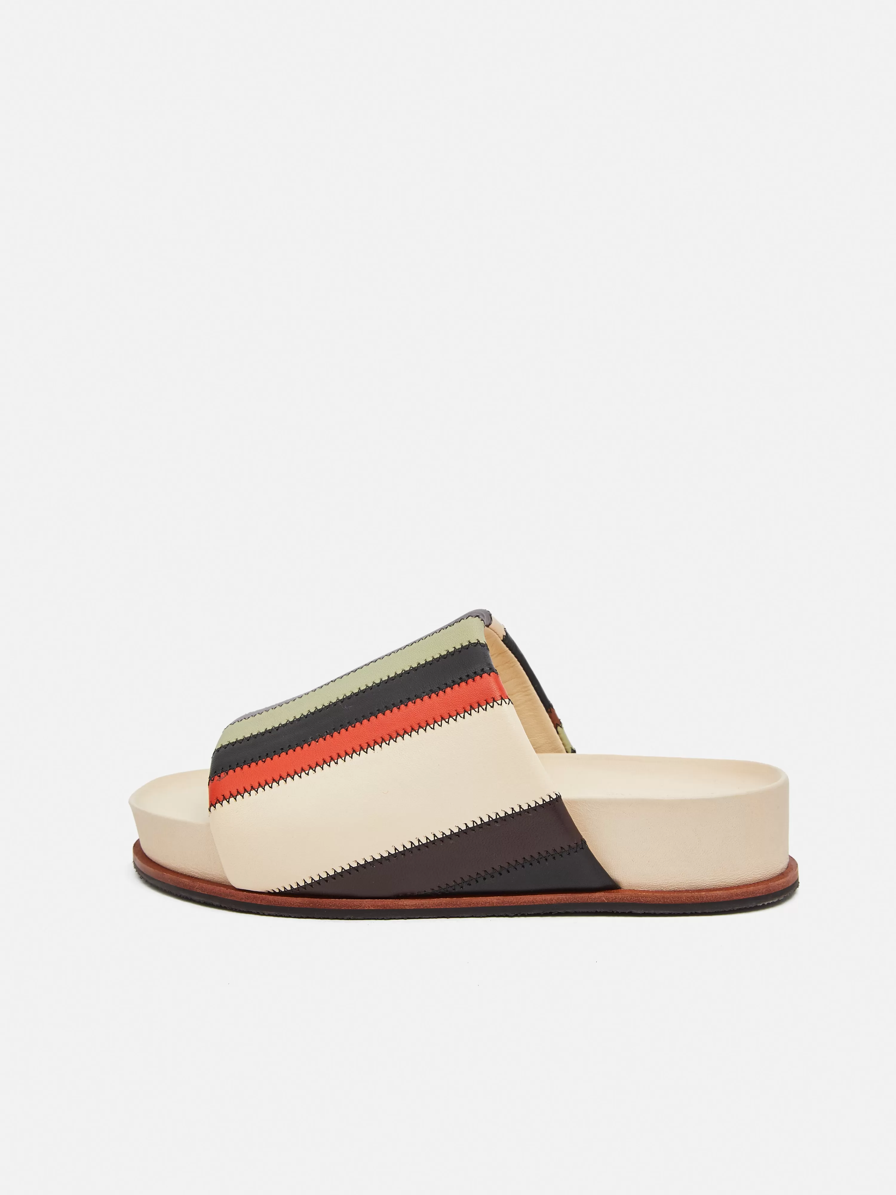 Jigsaw Collagerie Stripe Mule-Women Sandals