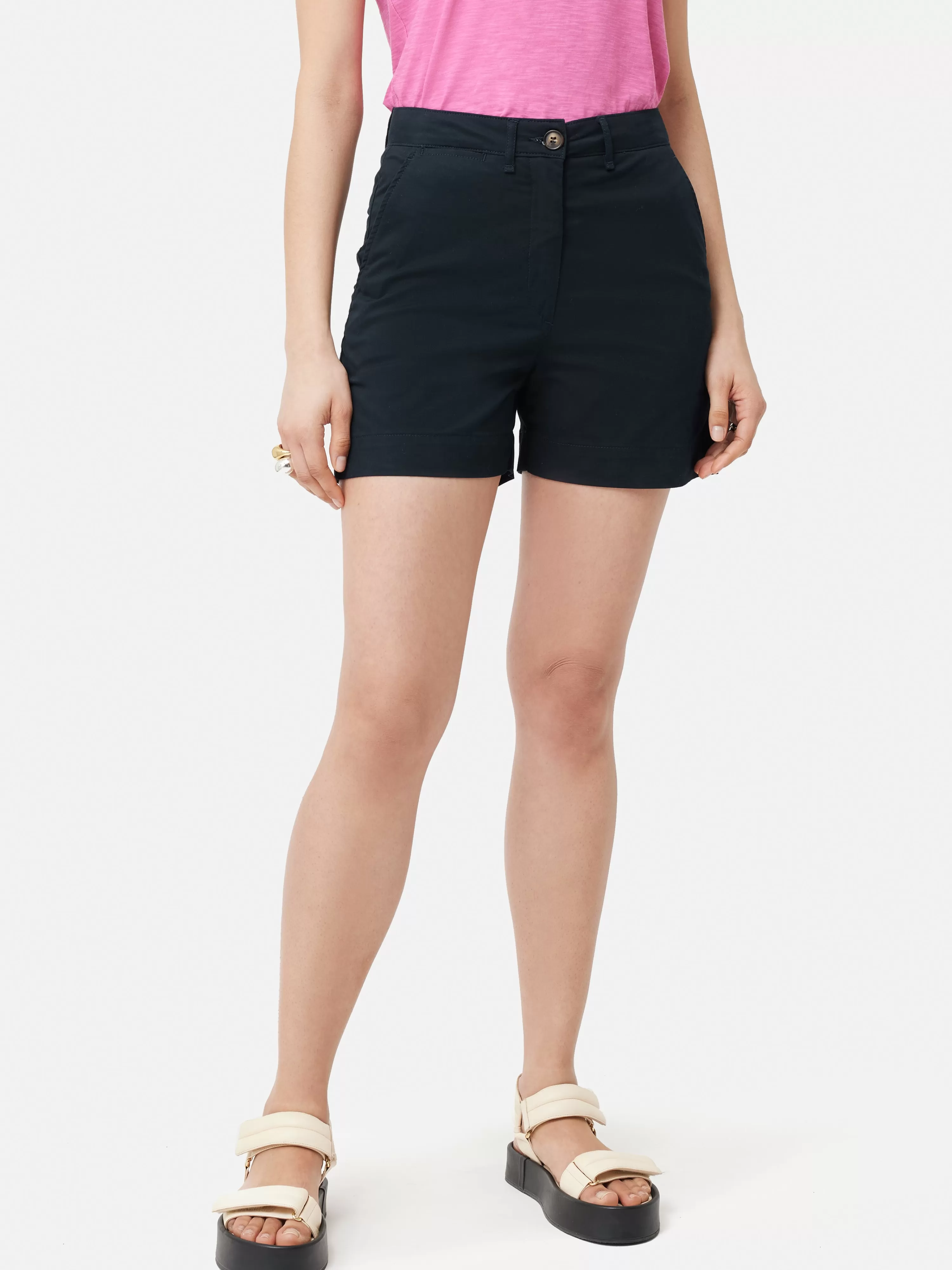 Jigsaw Cotton Chino Short-Women Shorts