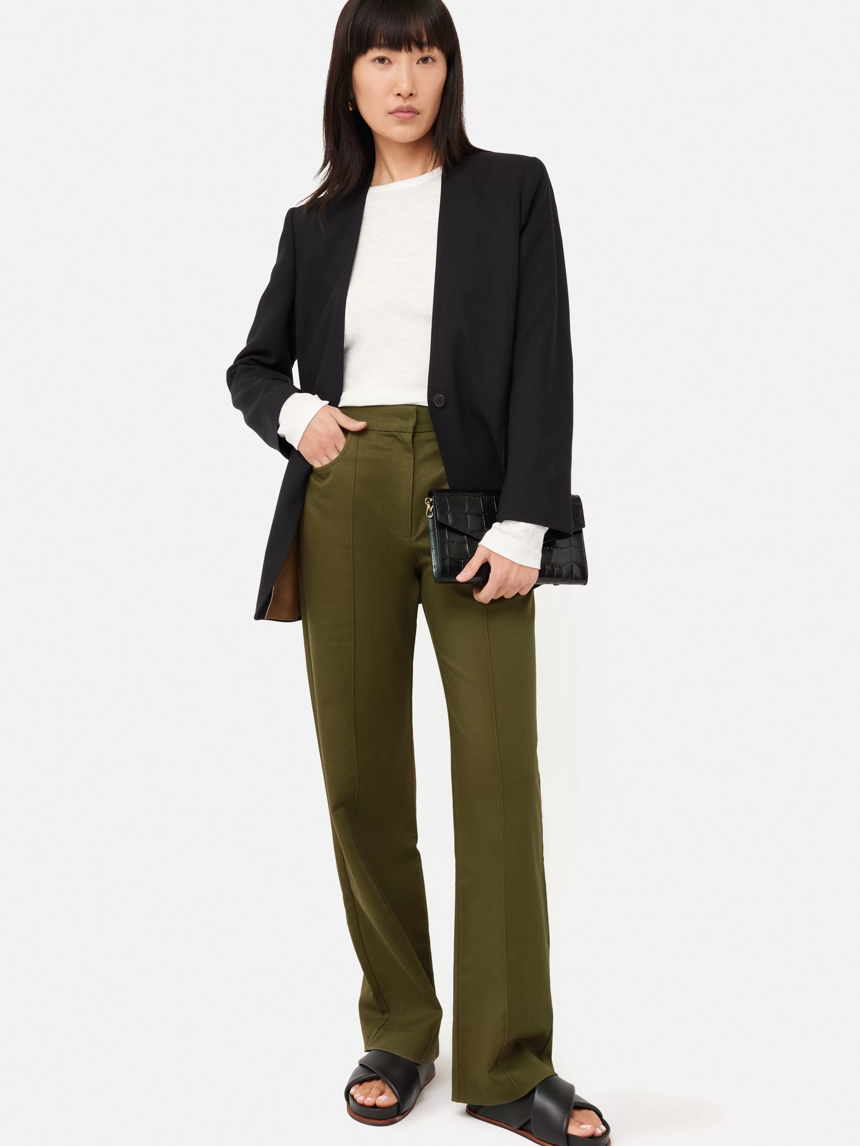 Jigsaw Cotton Drill Harris Chino-Women Trousers