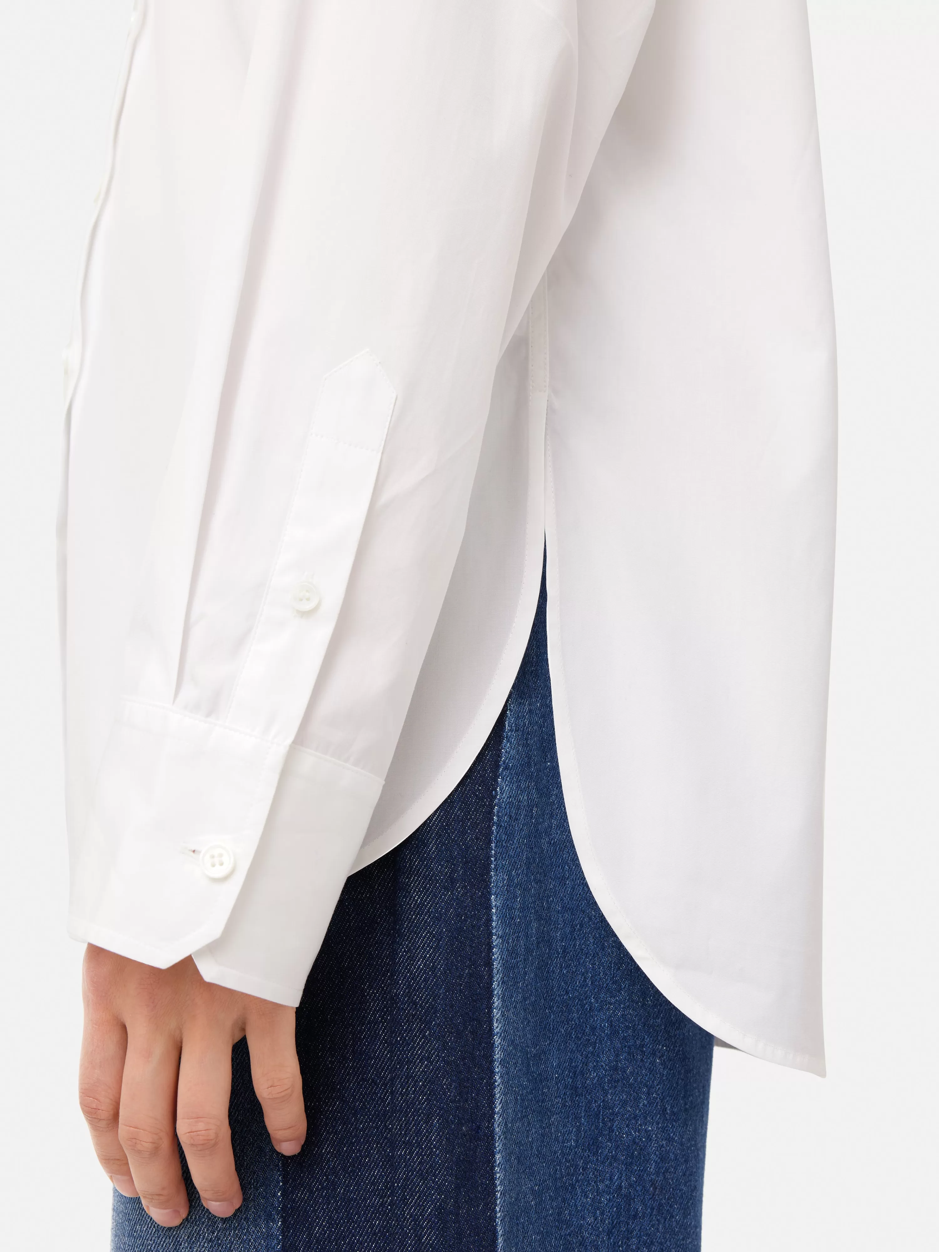 Jigsaw Cotton Poplin Shirt-Women Shirts & Blouses