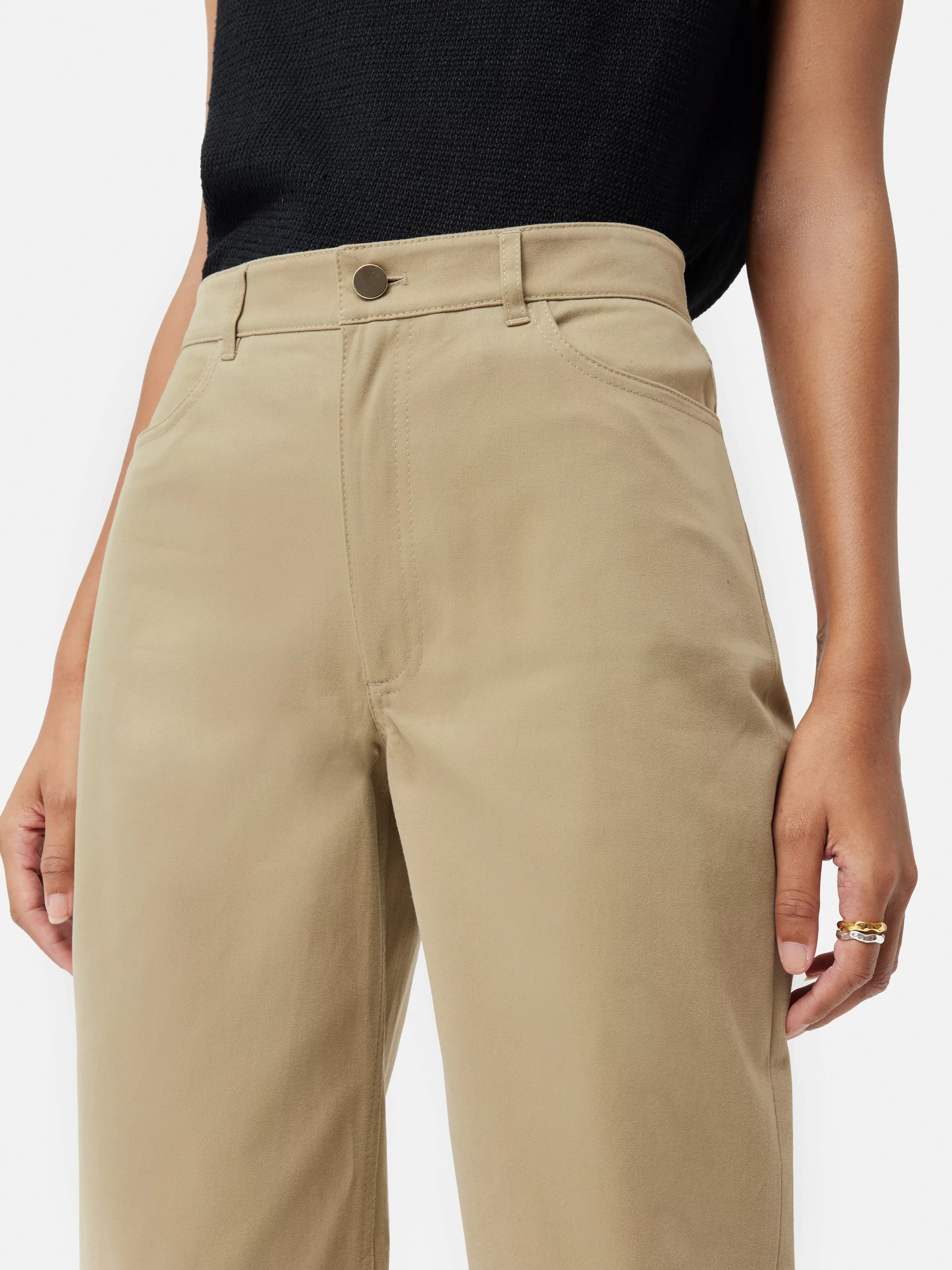 Jigsaw Cotton Stretch Balfour Chino-Women Trousers