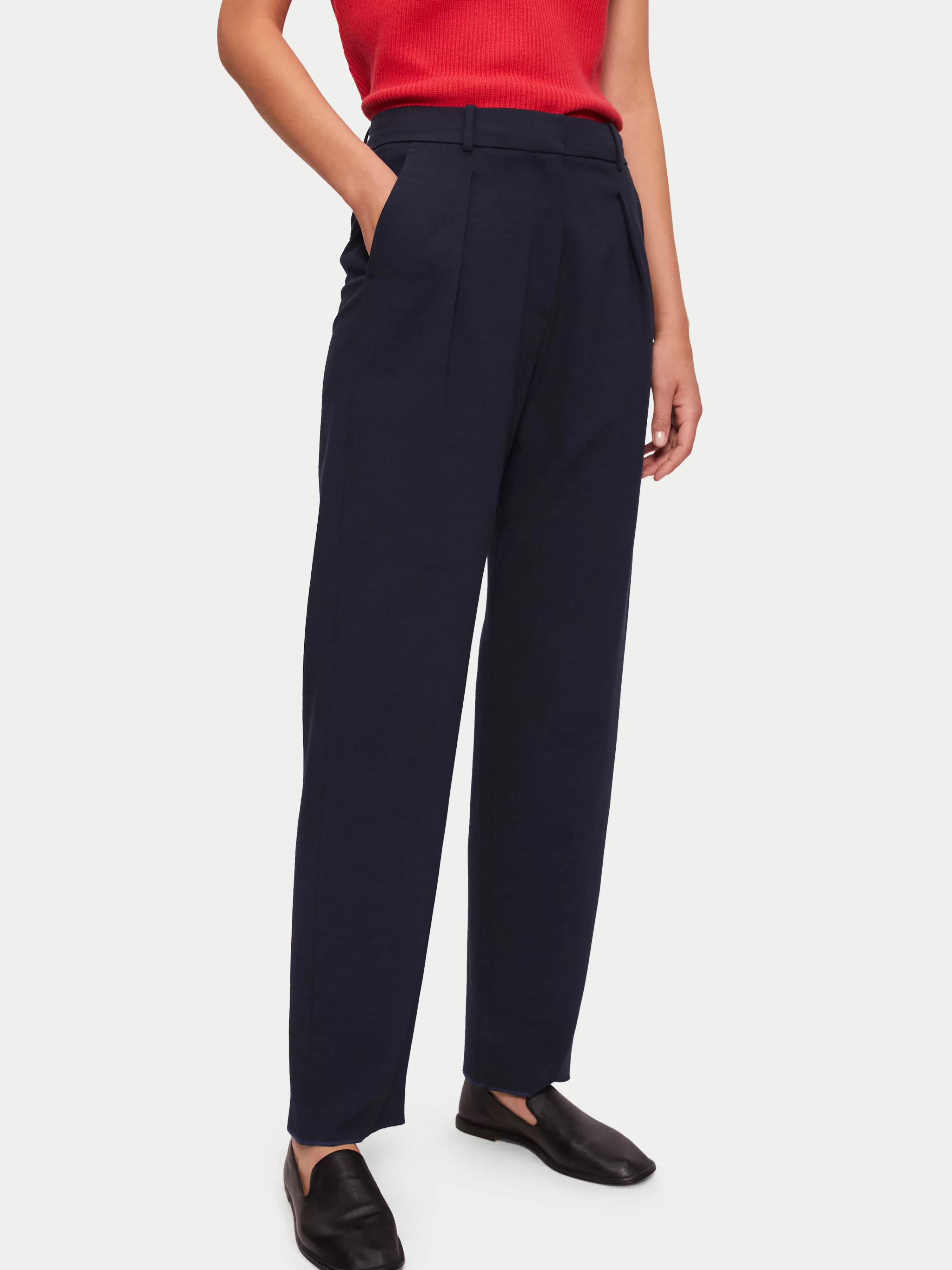 Jigsaw Crosshatch Logan Trouser-Women Trousers