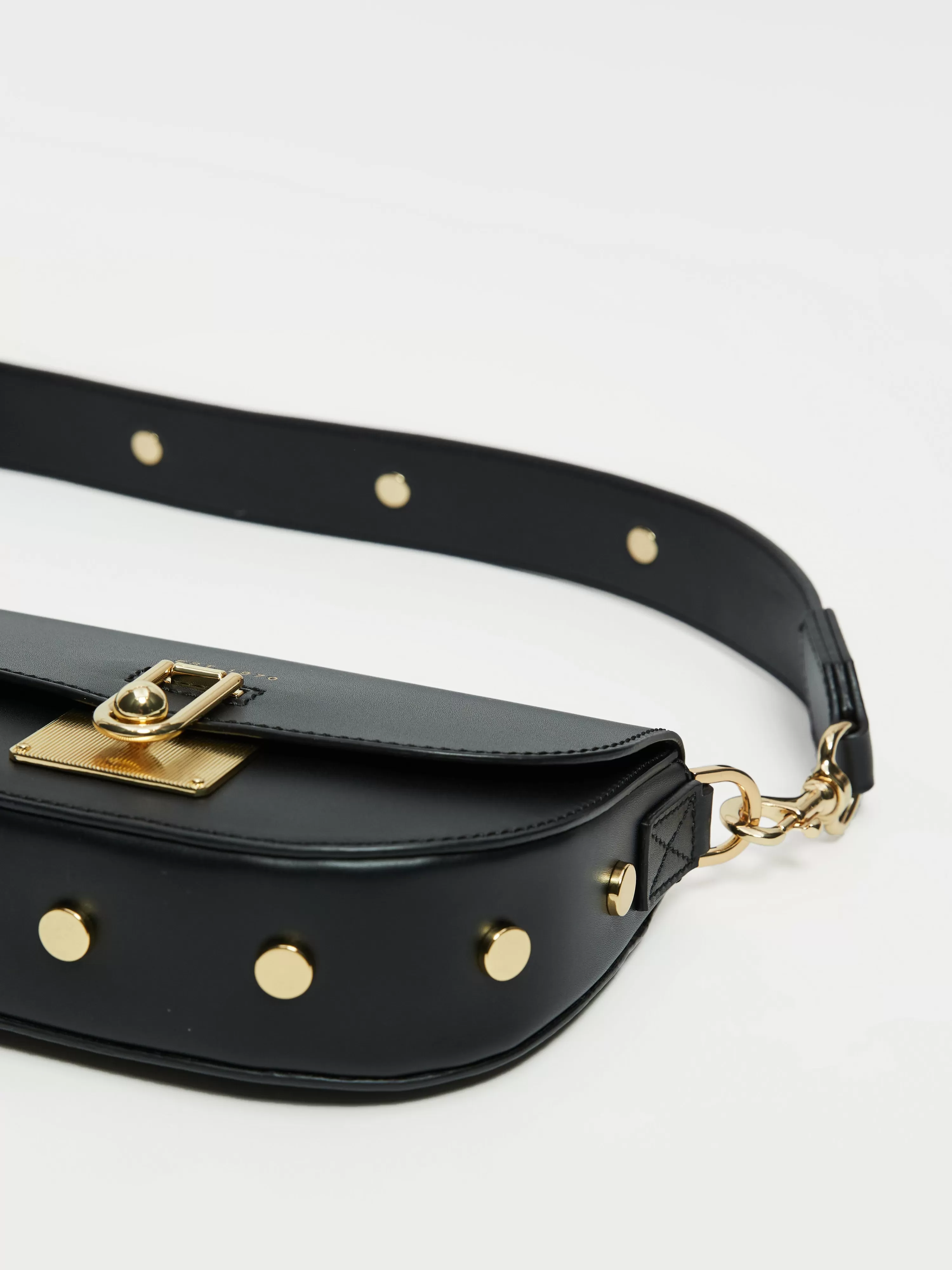 Jigsaw Denbigh Studded Leather Bag-Women Bags & Clutches