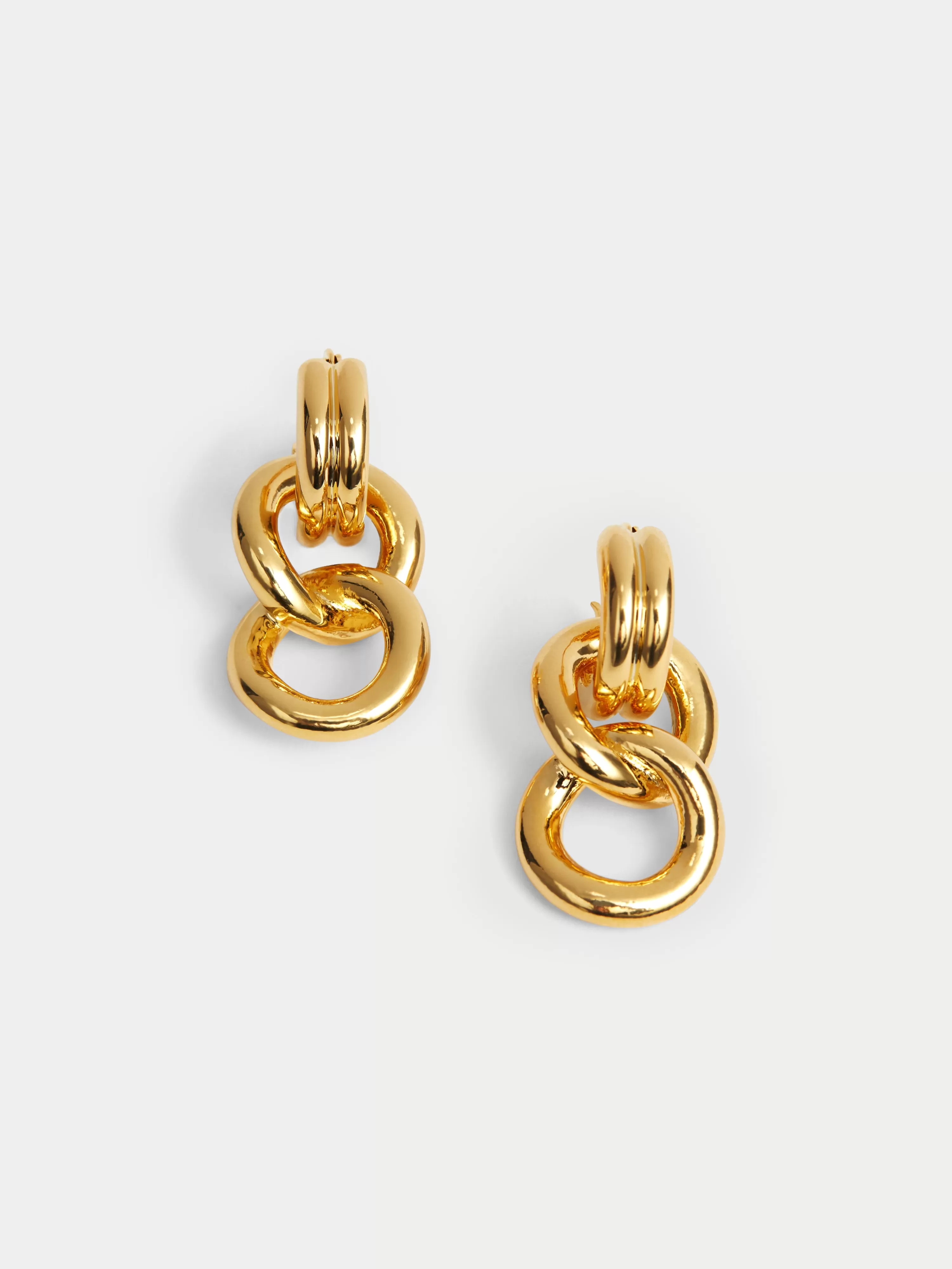 Jigsaw Double Hoop Earring-Women Jewellery