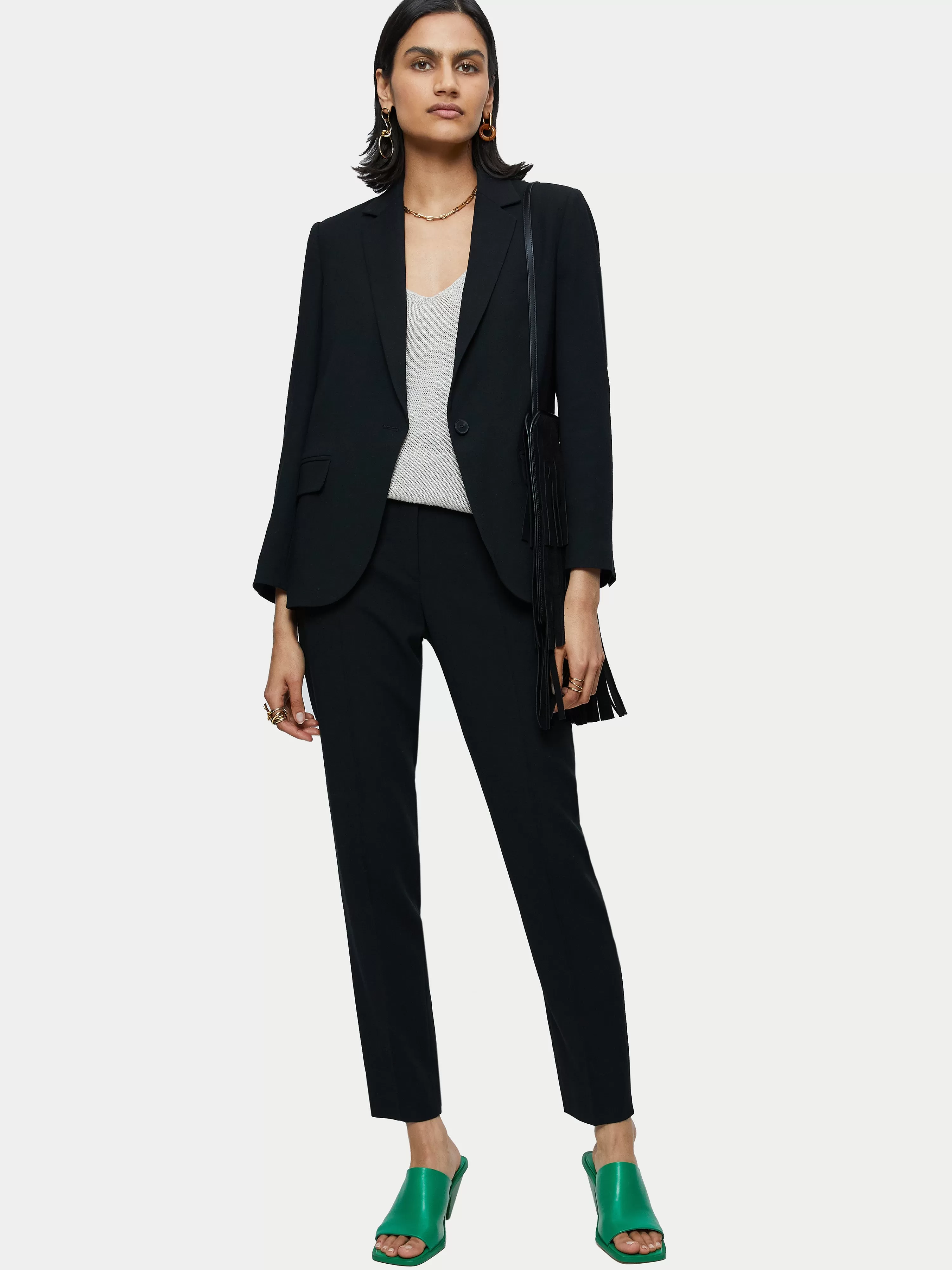 Jigsaw Fluid Twill Brook Blazer-Women Coats & Jackets