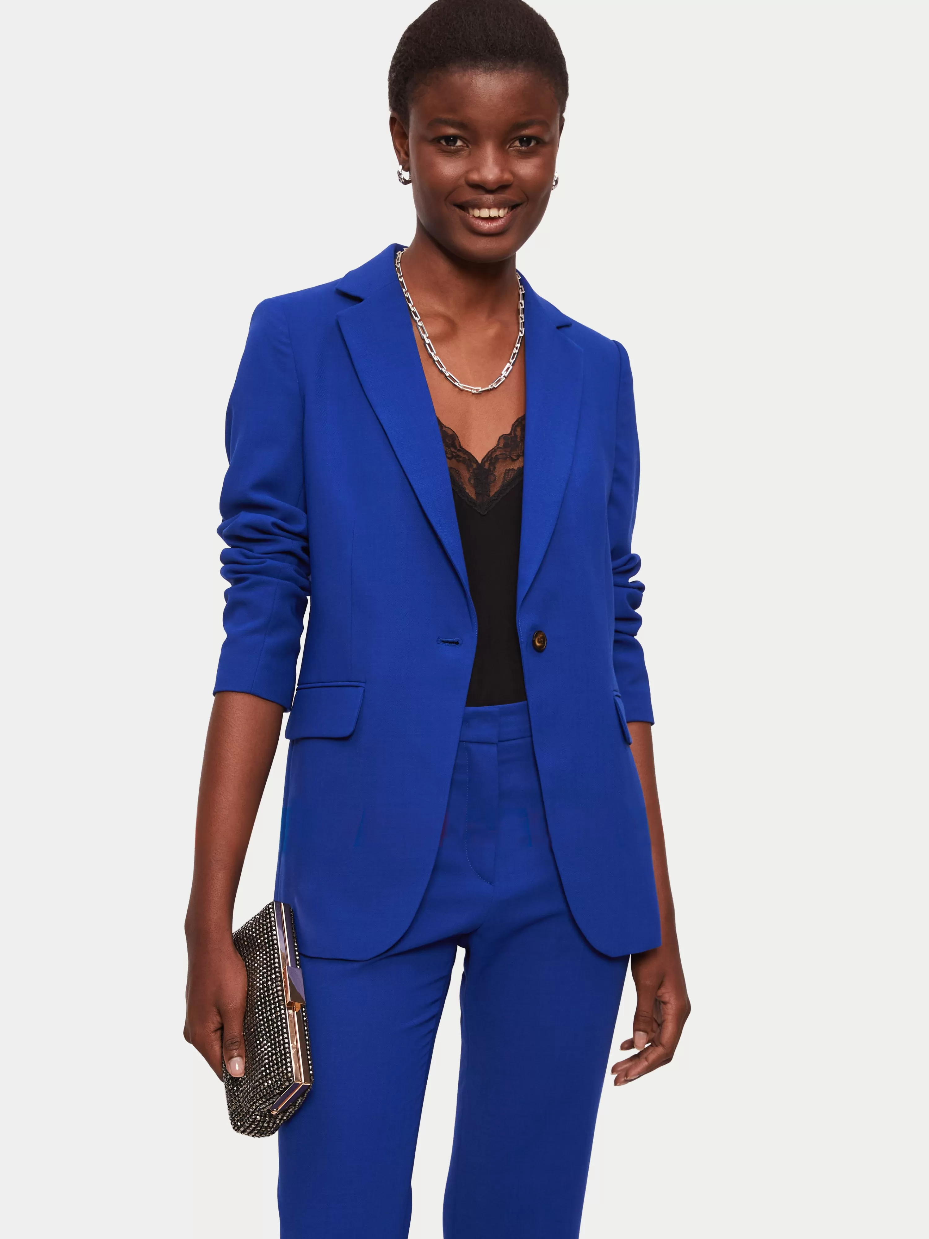 Jigsaw Fluid Twill Knox Blazer-Women Coats & Jackets