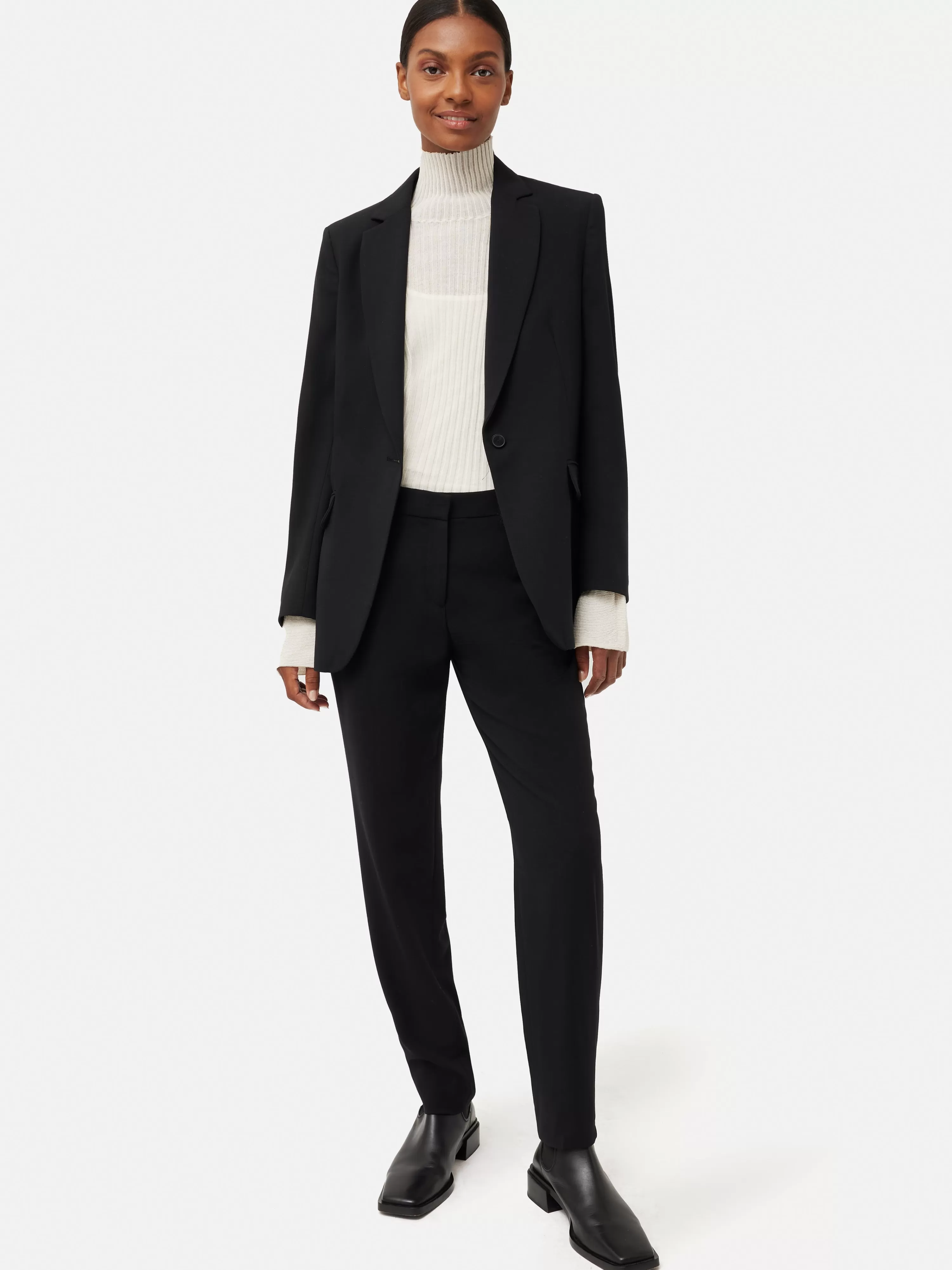 Jigsaw Fluid Twill Palmer Trouser-Women Trousers