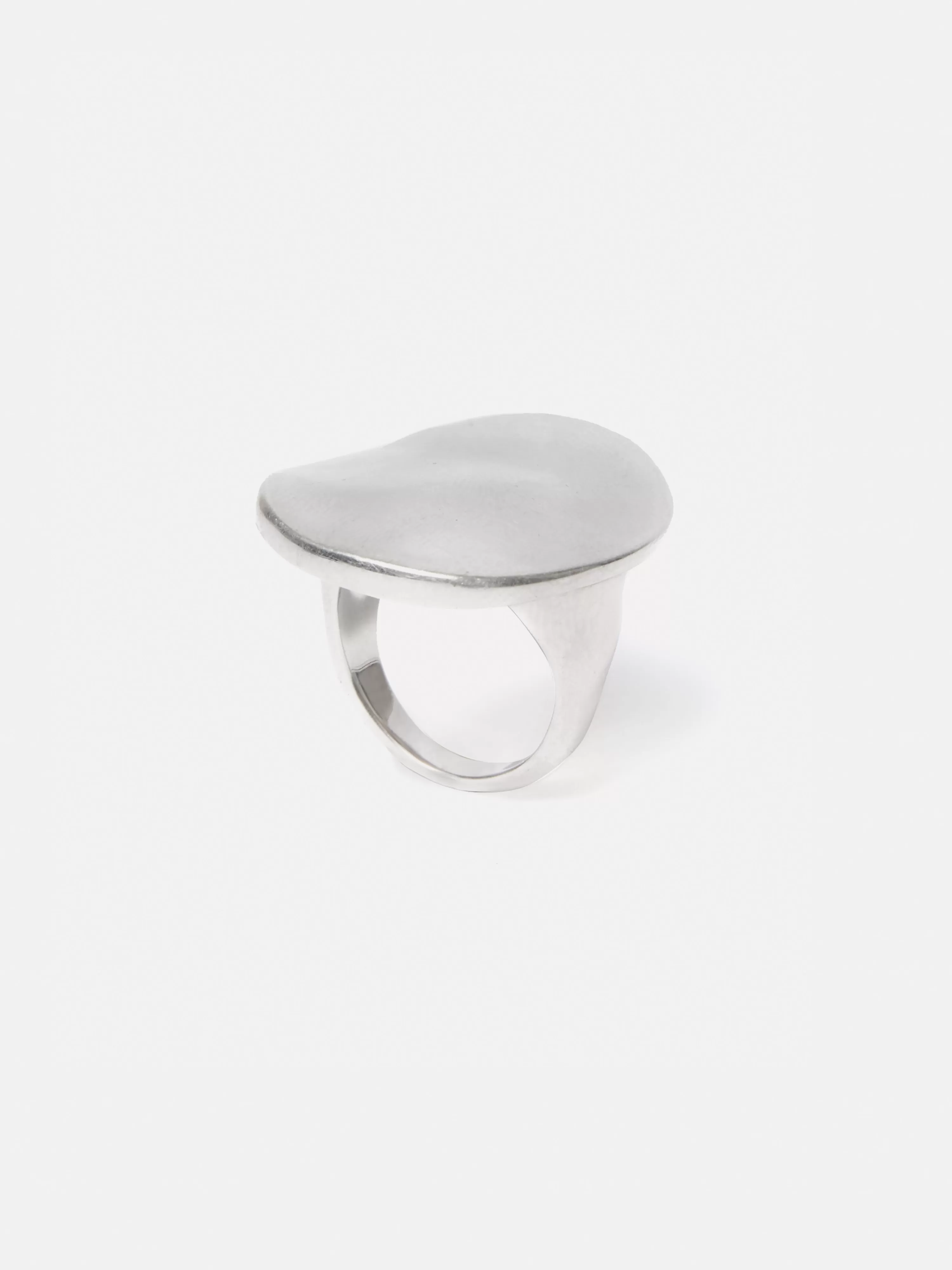 Jigsaw Hammered Disc Ring-Women Jewellery