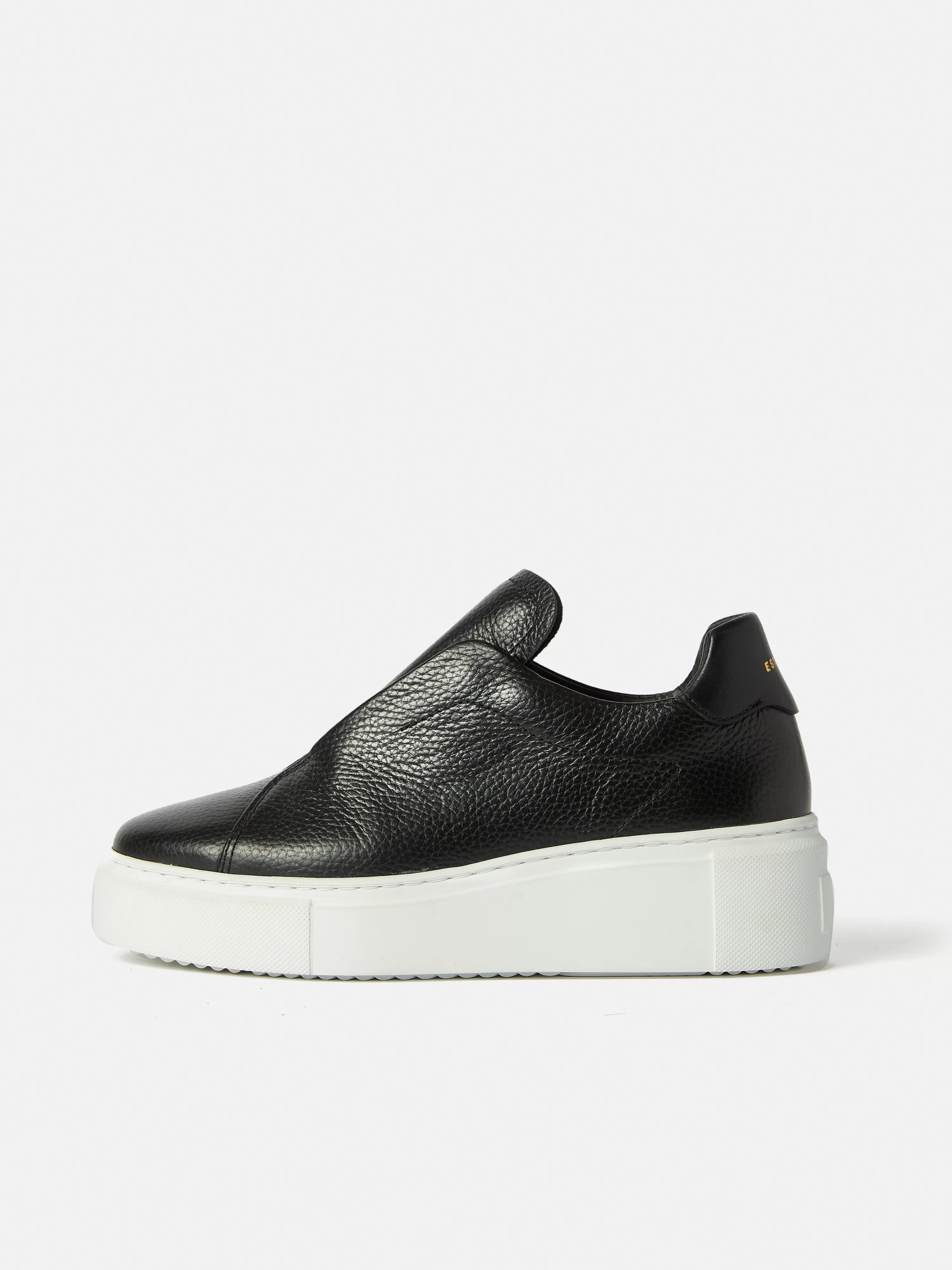 Jigsaw Hicote Leather Slip On Trainer-Women Flat Shoes