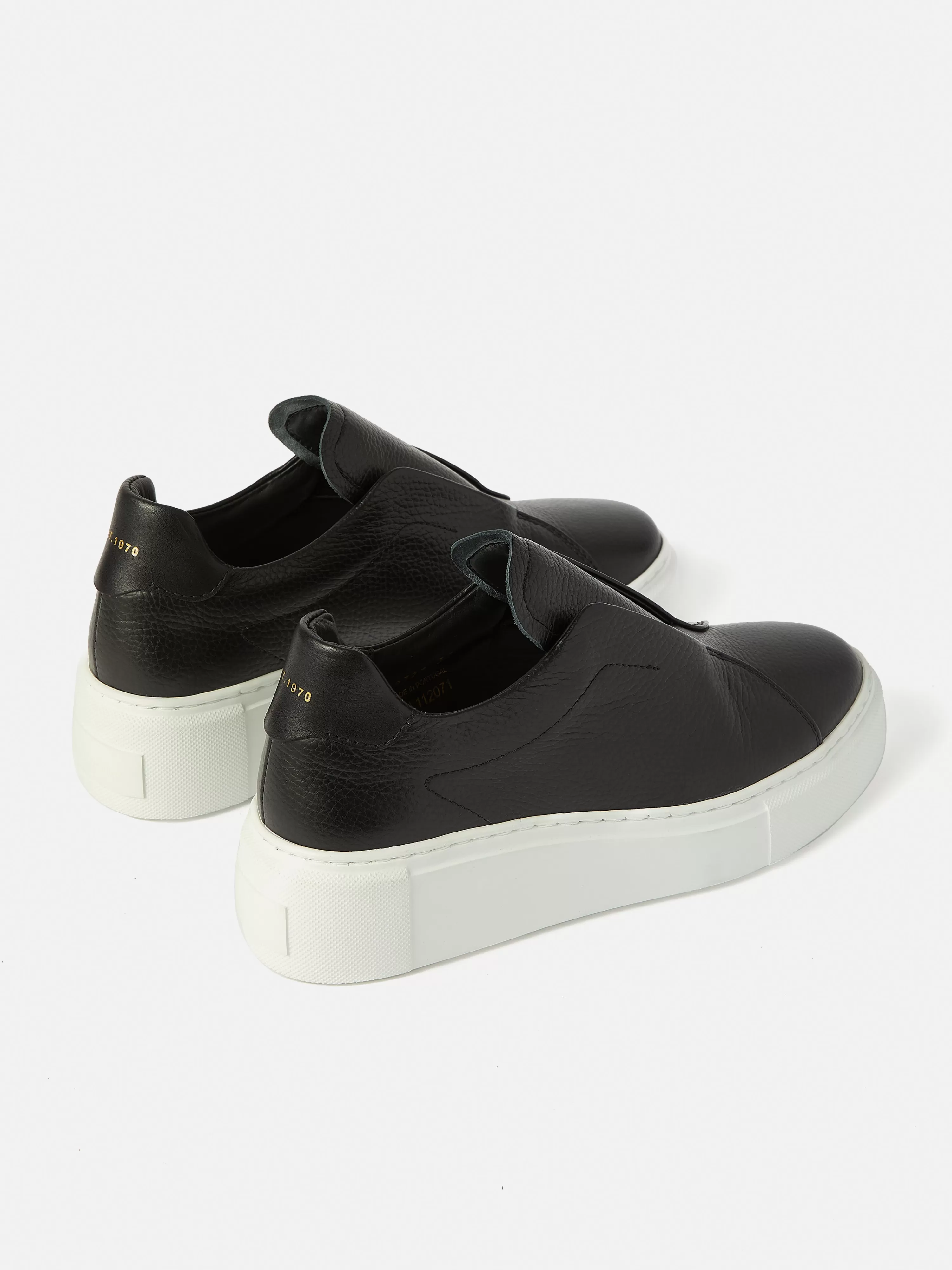 Jigsaw Hicote Leather Slip On Trainer-Women Flat Shoes