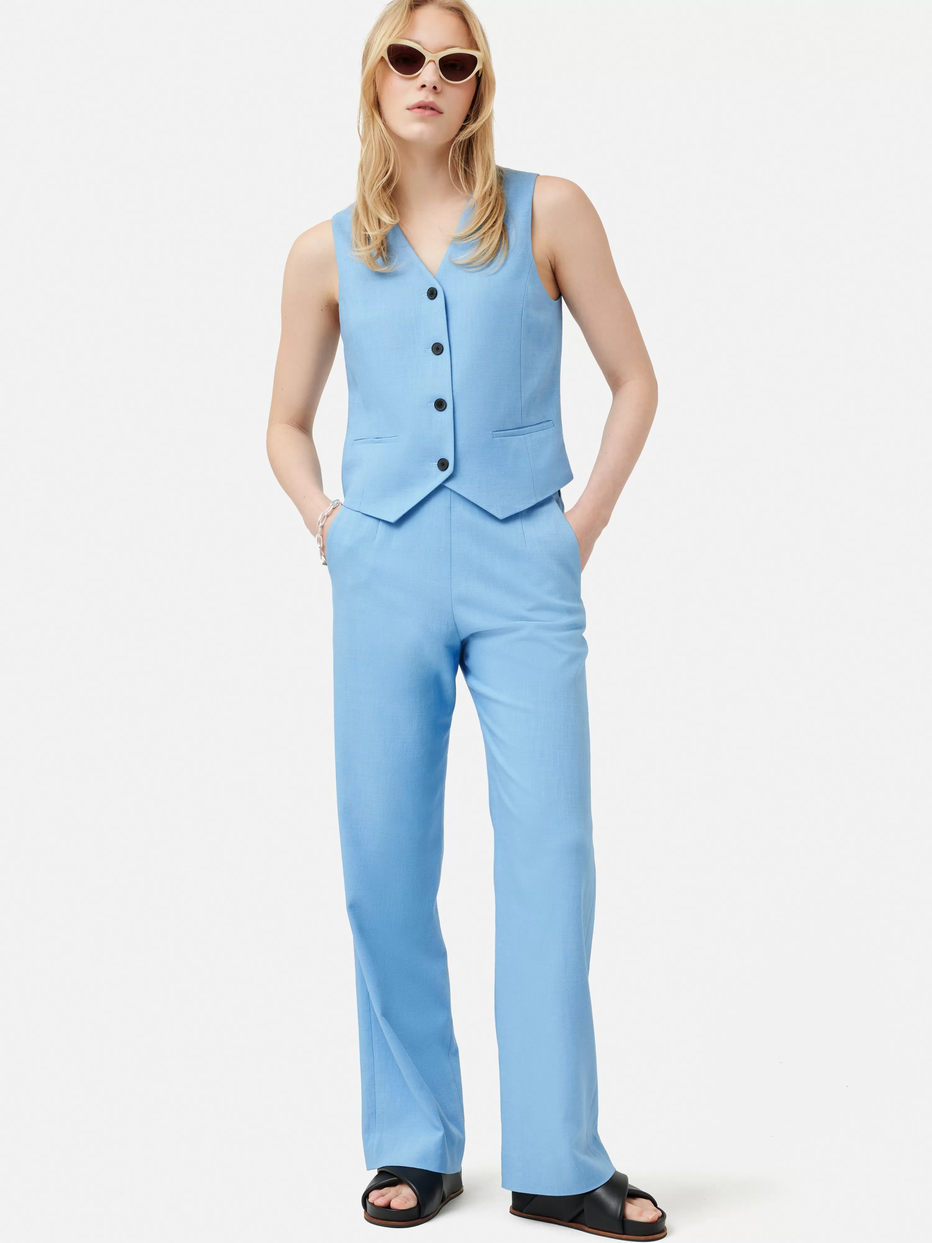 Jigsaw Hopsack Blake Trouser-Women Co-Ords & Suiting