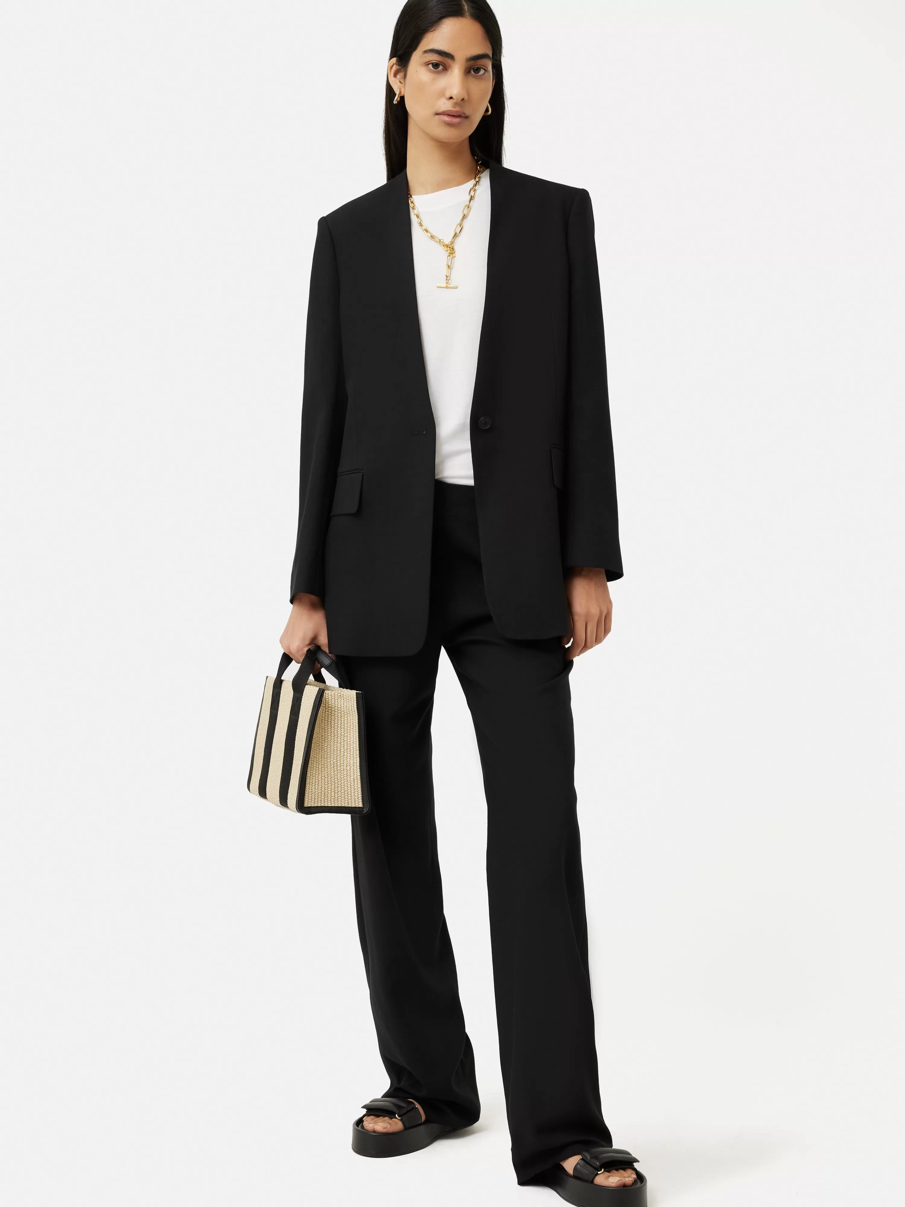 Jigsaw Hopsack Blake Trouser-Women Co-Ords & Suiting