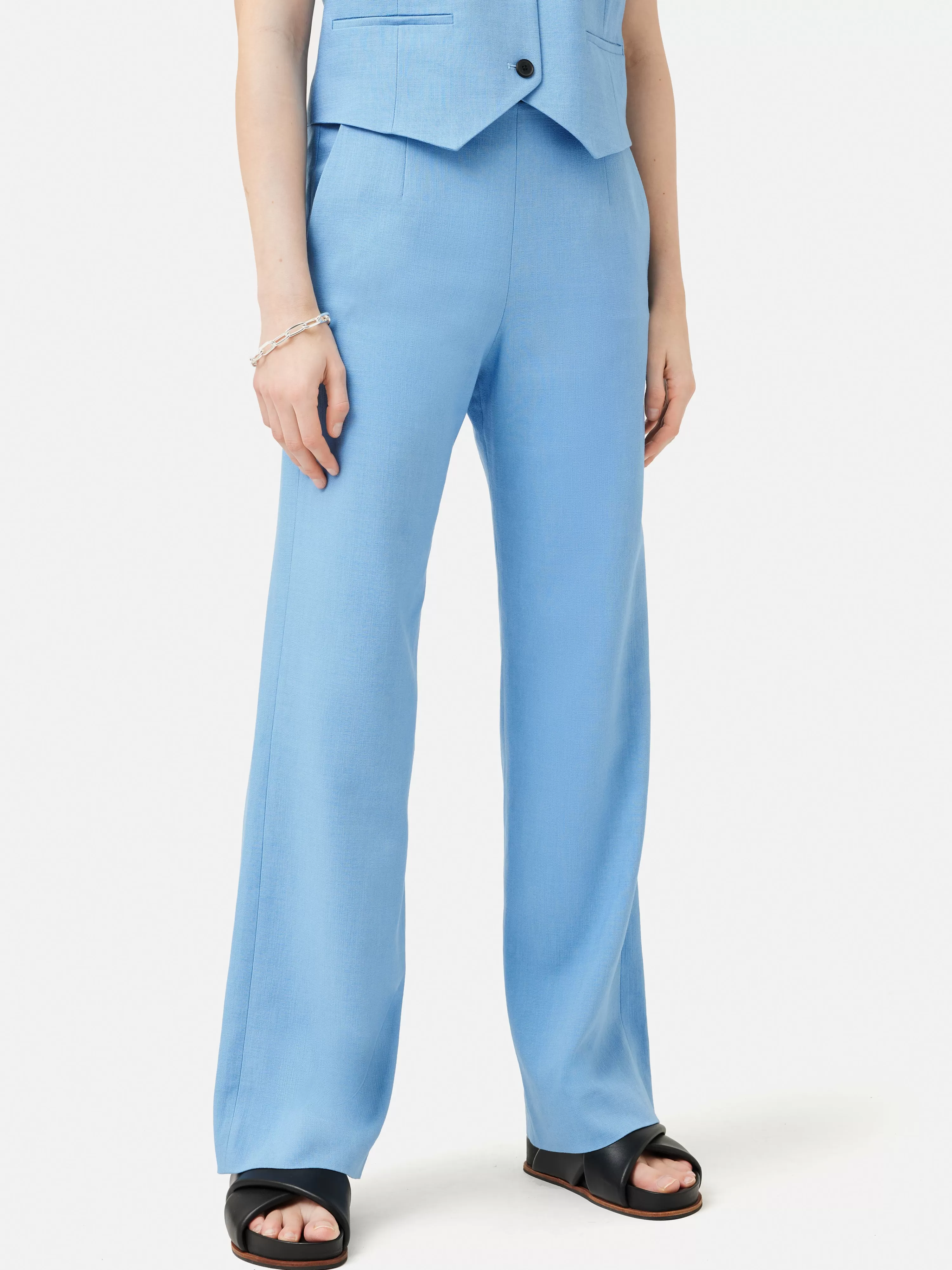 Jigsaw Hopsack Blake Trouser-Women Trousers