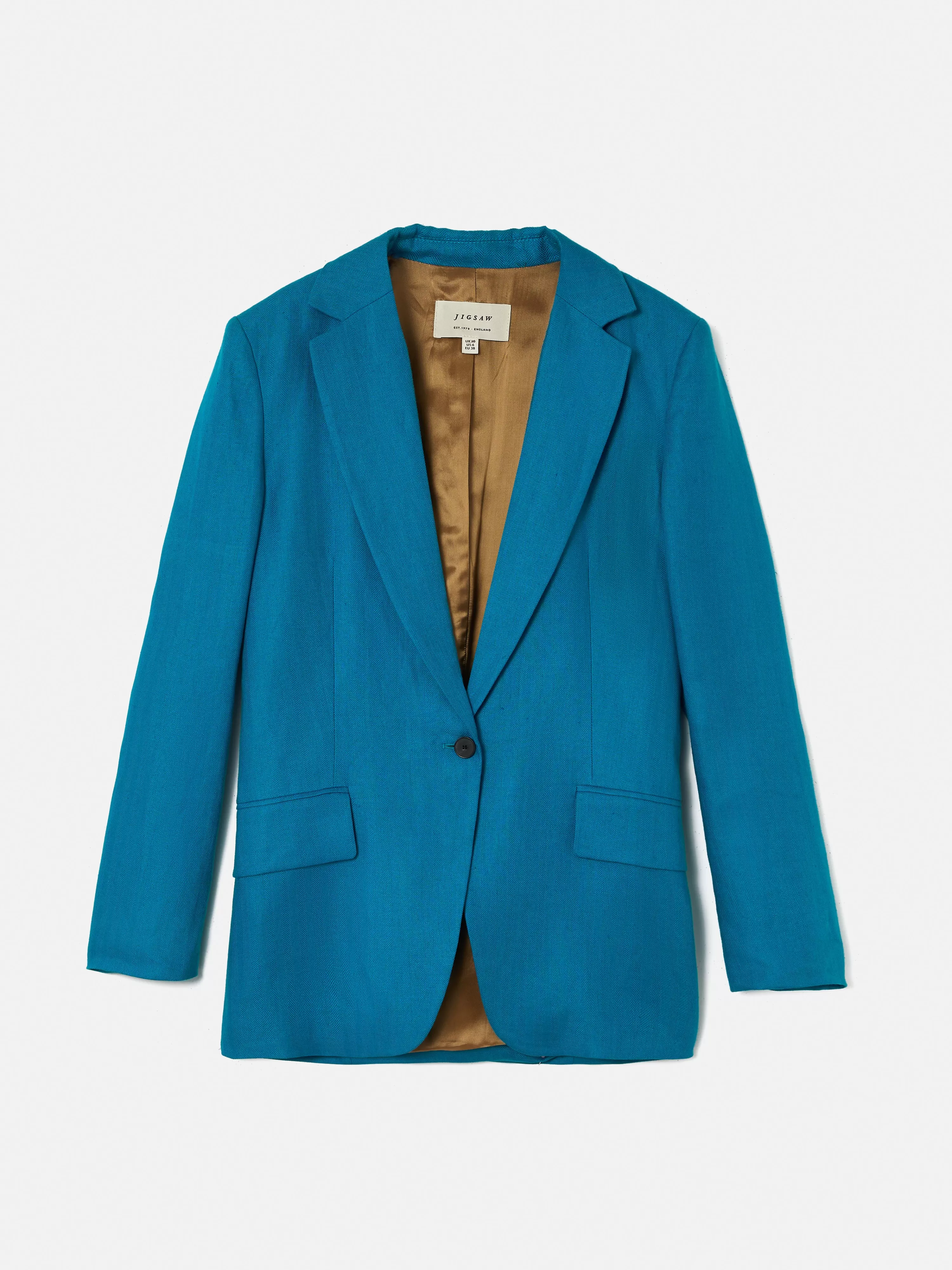 Jigsaw Irish Linen Gibson Blazer-Women Co-Ords & Suiting