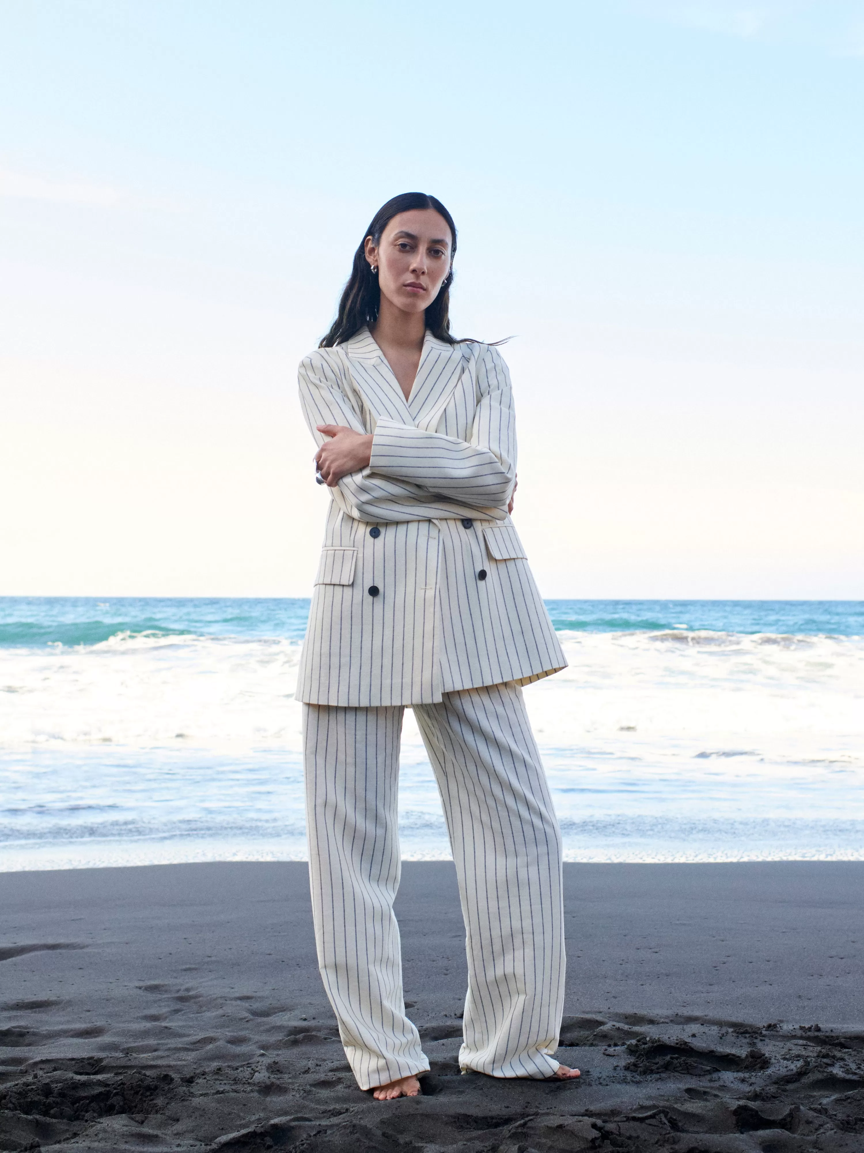 Jigsaw Italian Pinstripe Trouser-Women Co-Ords & Suiting