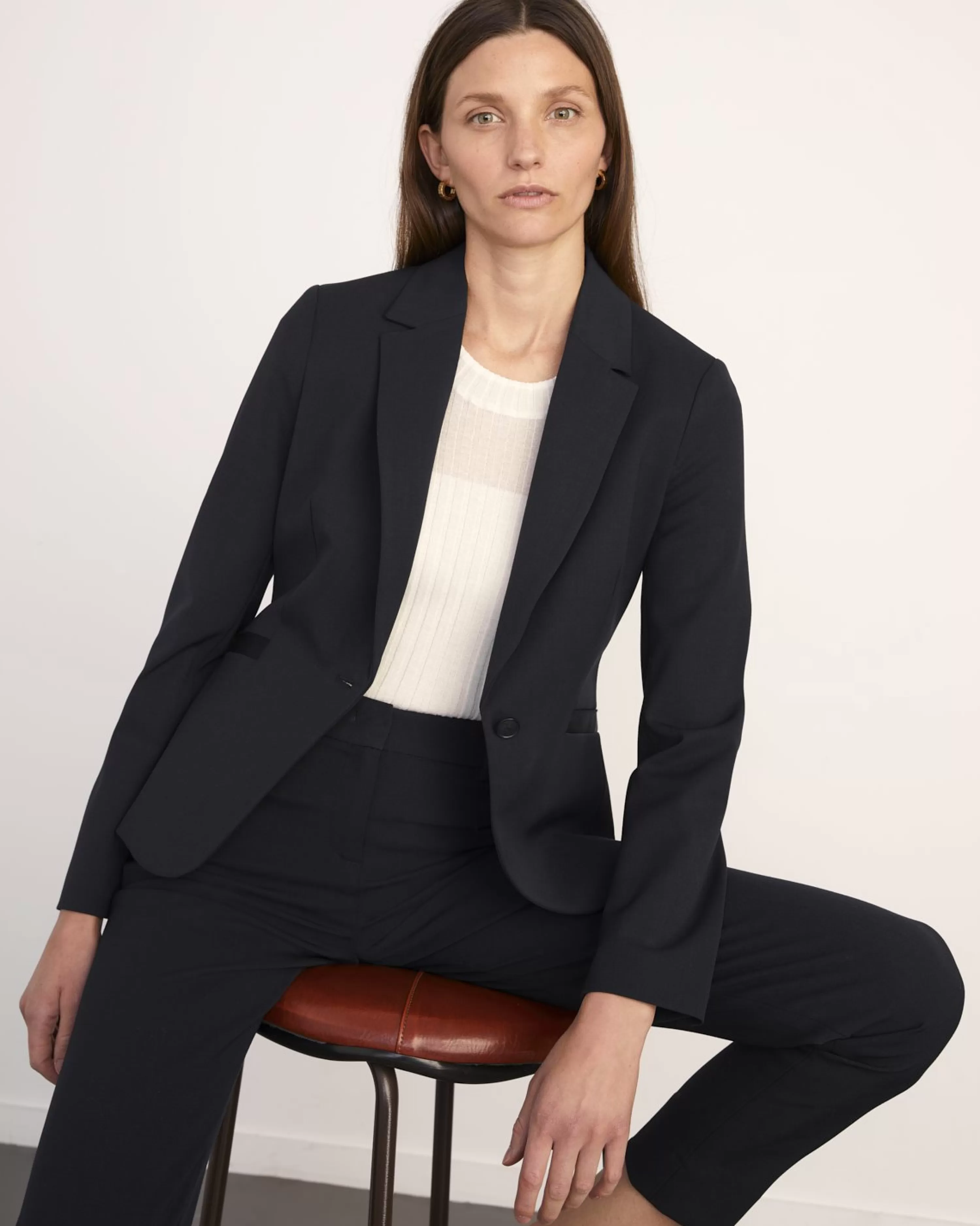 Jigsaw Italian Wool Stretch Paris Jacket-Women Coats & Jackets