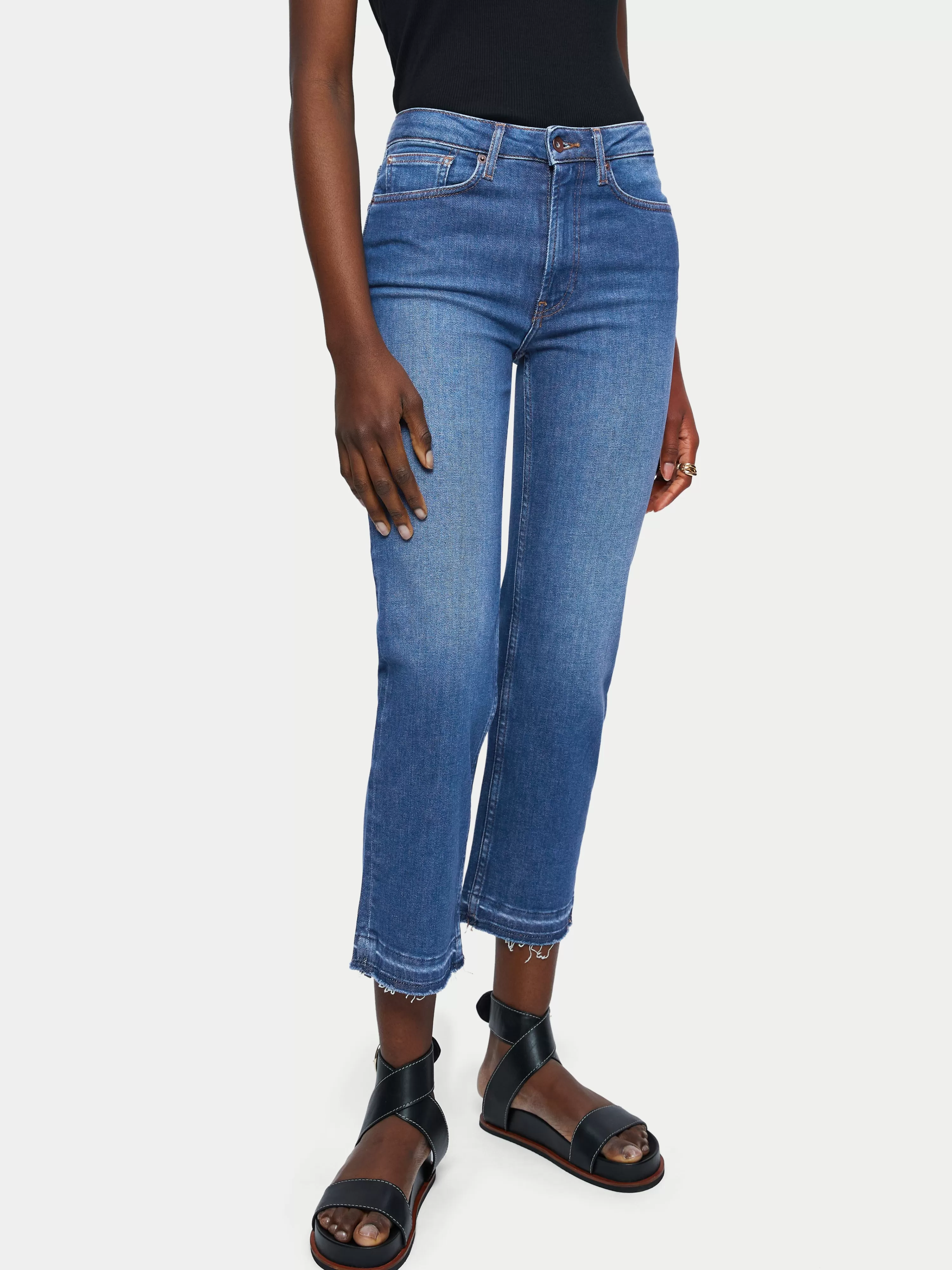 Jigsaw Lea Straight Leg Crop Jean-Women Jeans