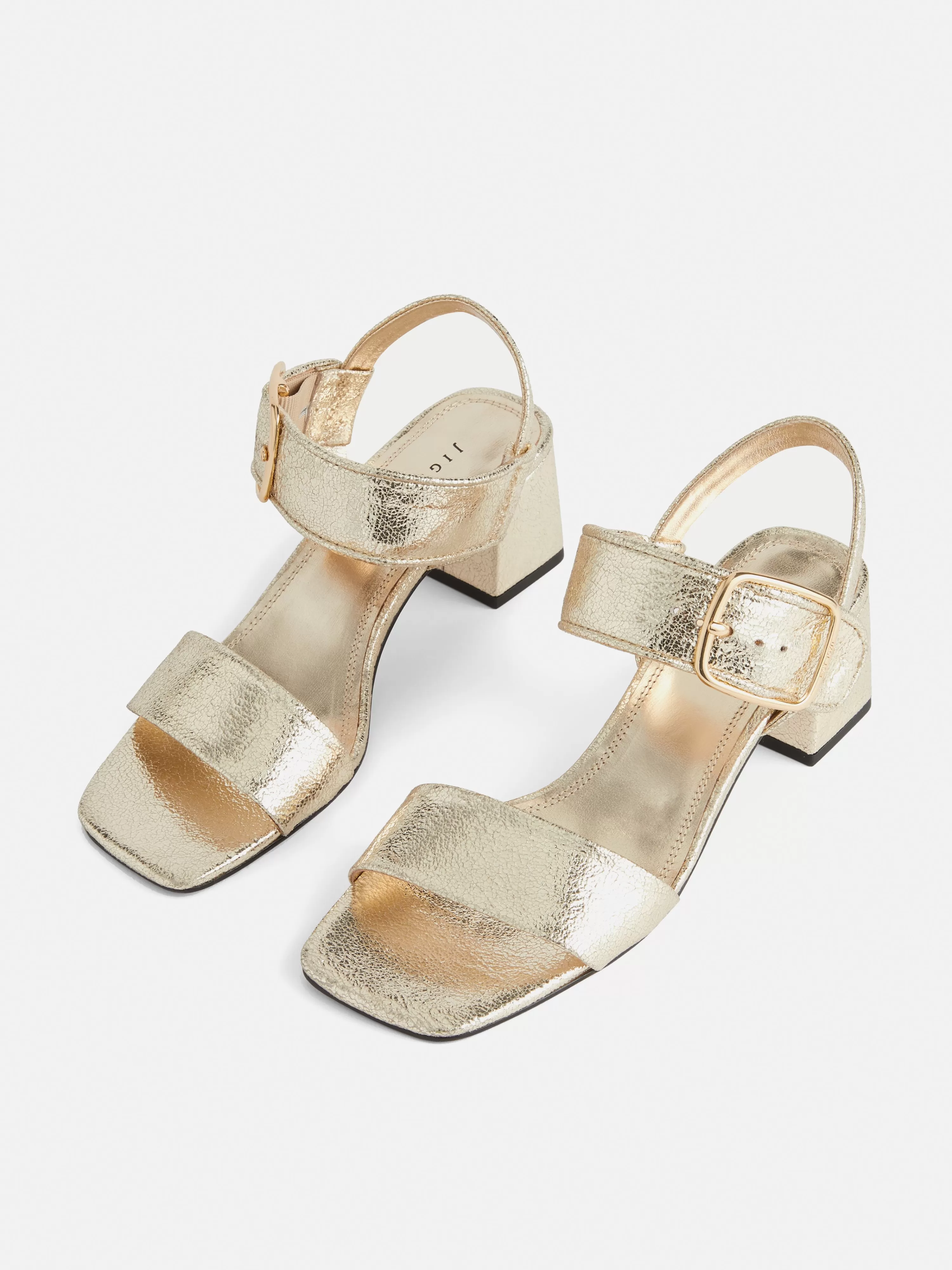 Jigsaw Maybell Metallic Heeled Sandal-Women Sandals