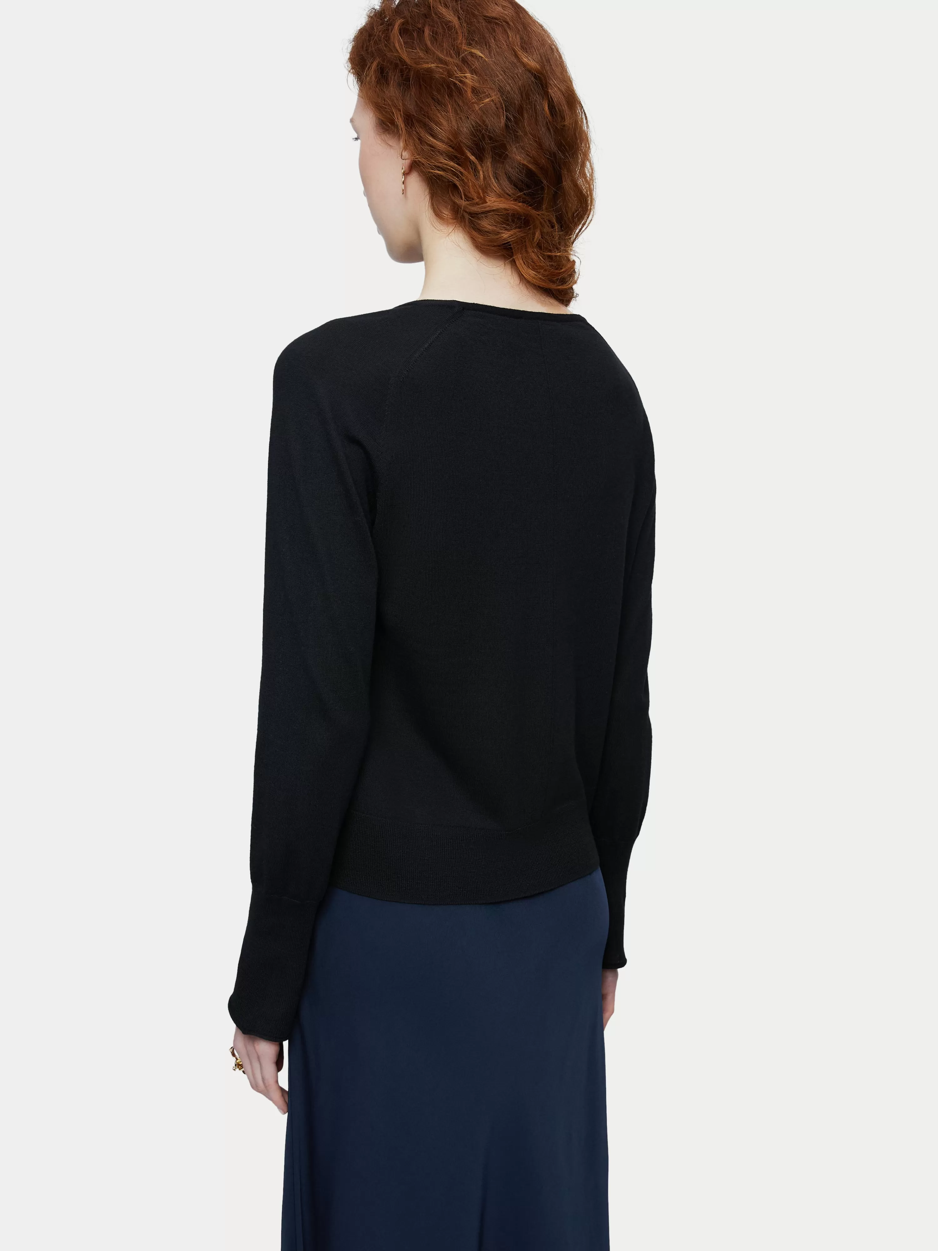 Jigsaw Merino Crew Neck Jumper-Women Knitwear & Cashmere