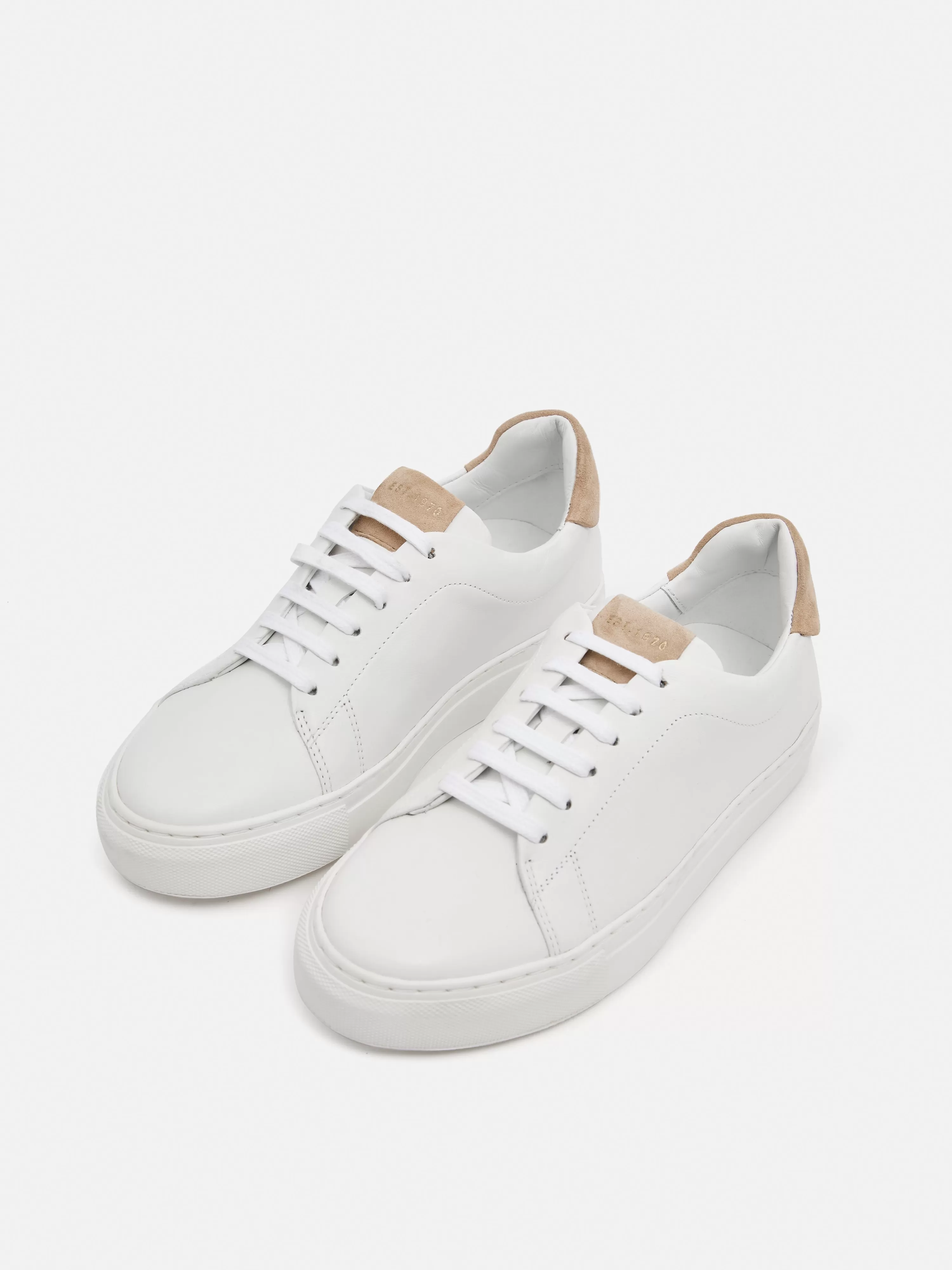 Jigsaw Miah Leather Trainer-Women Flat Shoes