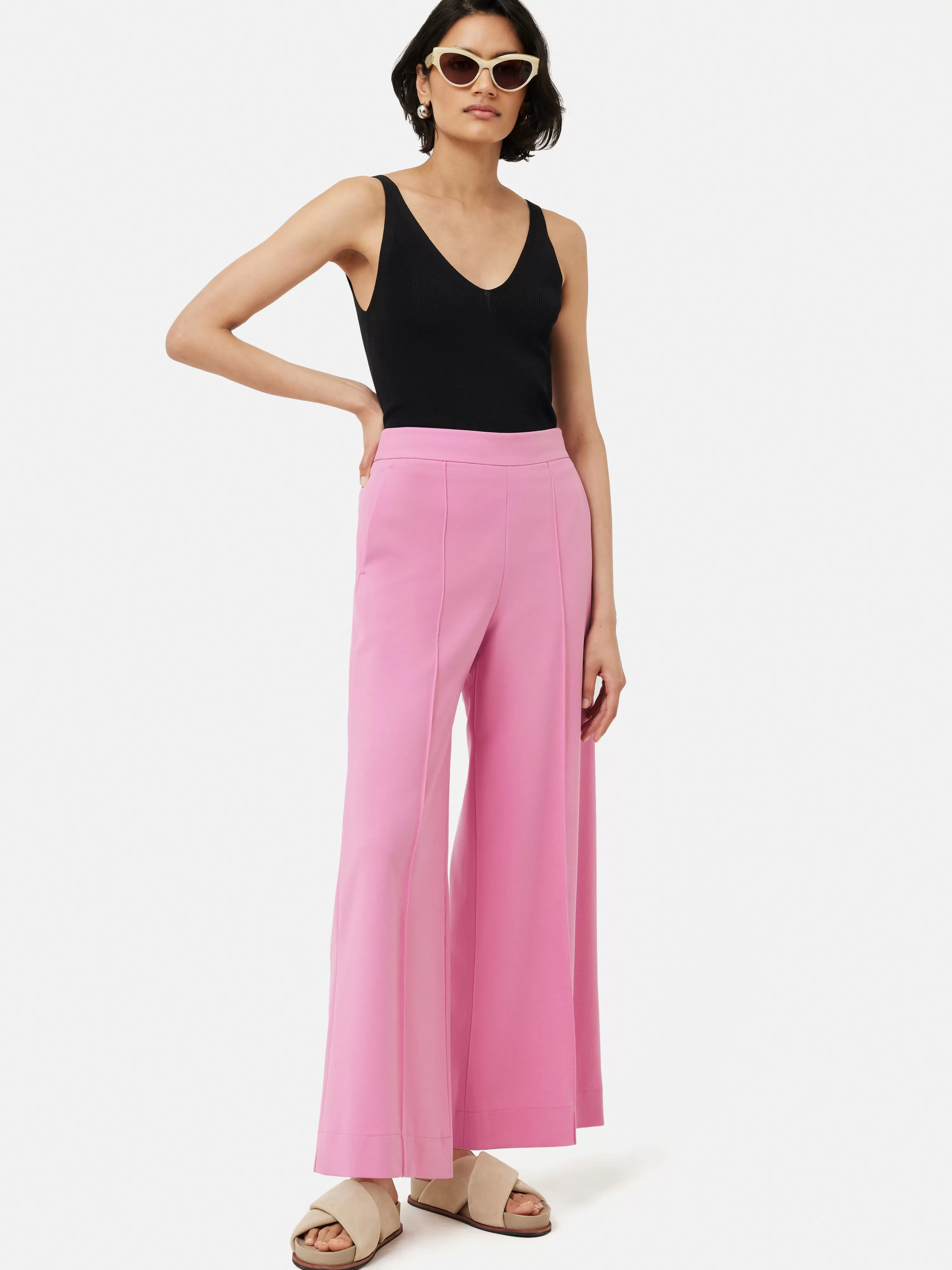 Jigsaw Modern Crepe Sailor Trouser-Women Trousers