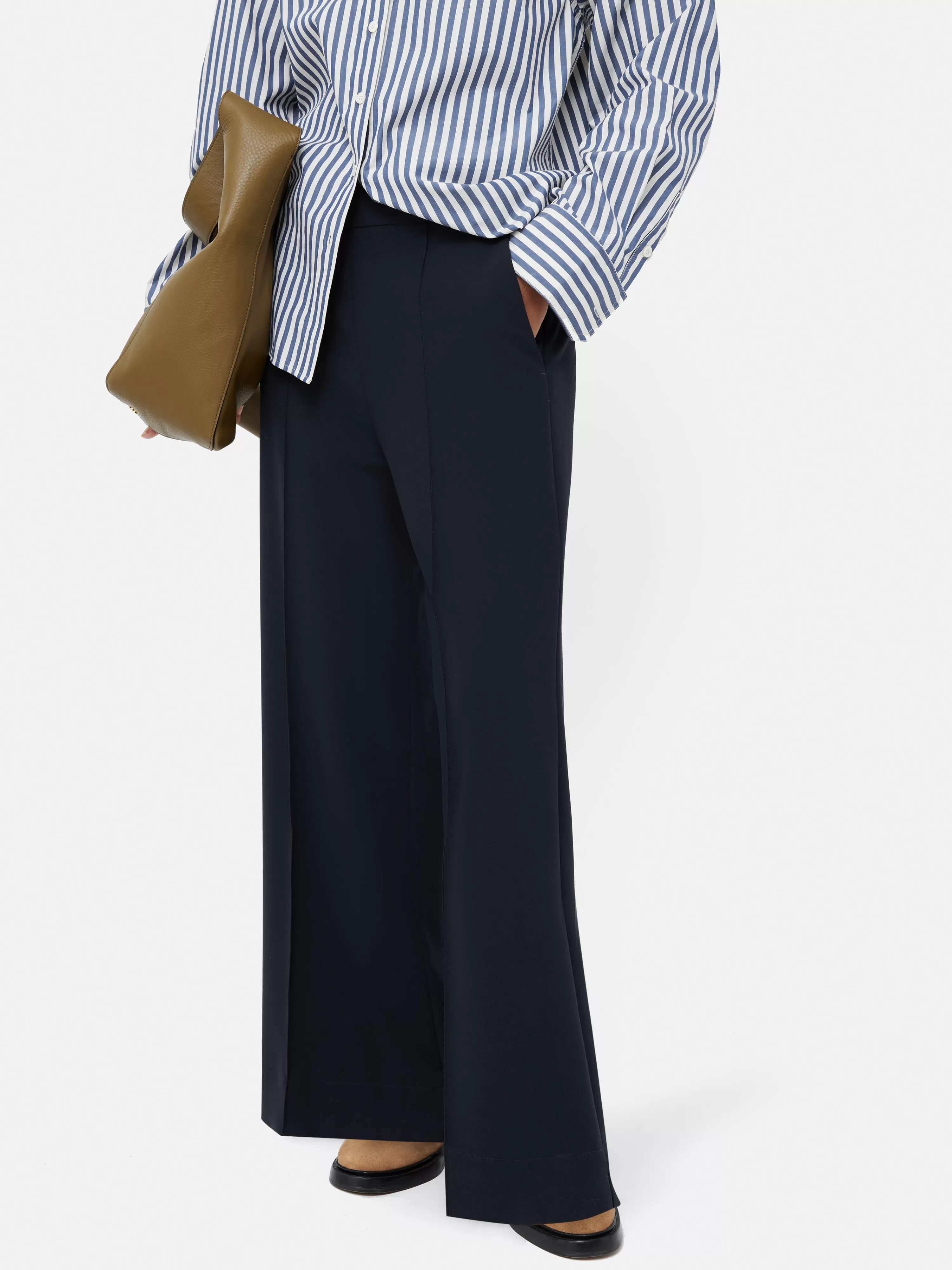 Jigsaw Modern Crepe Sailor Trouser-Women Trousers