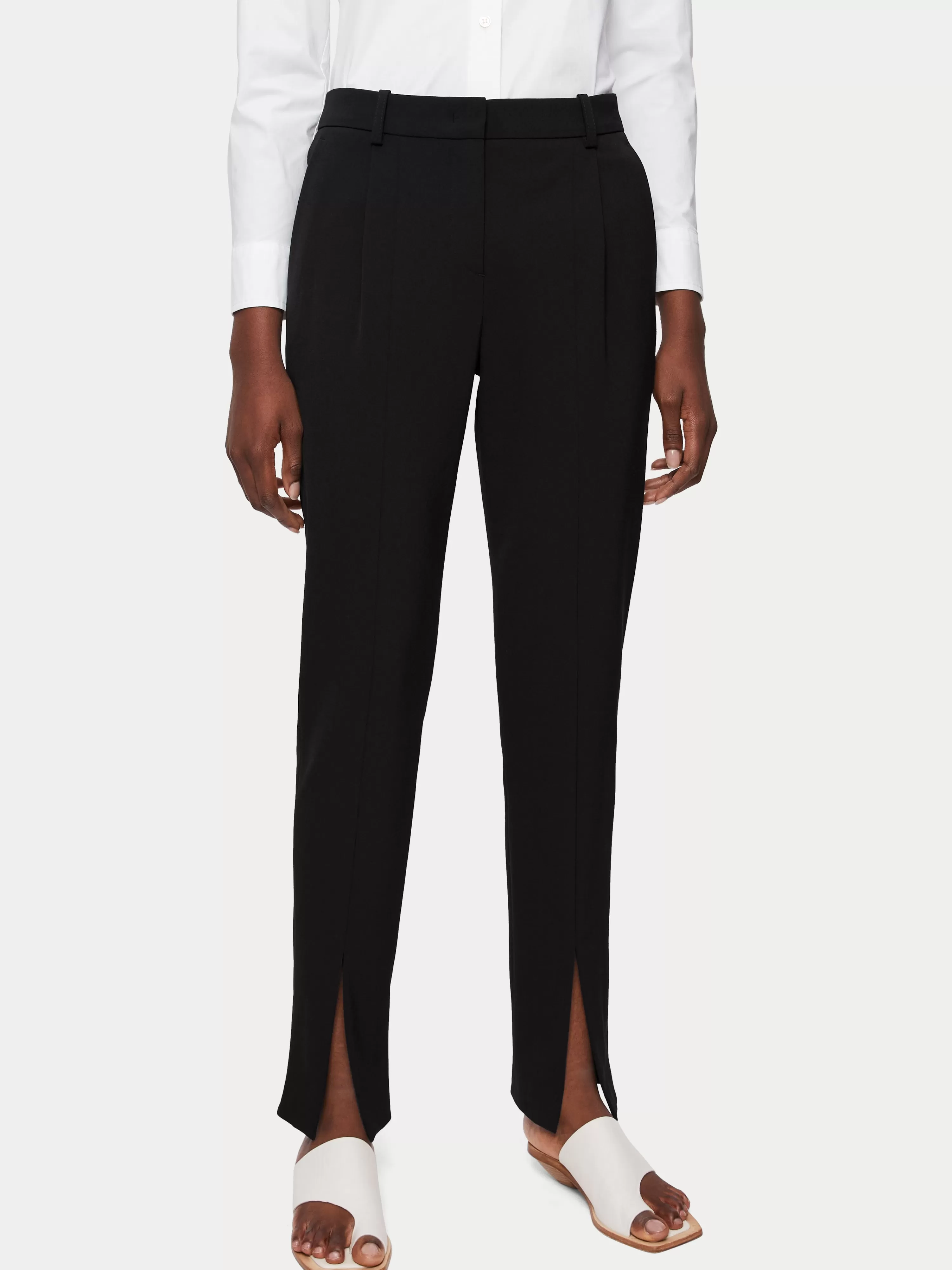 Jigsaw Paris Split Hem Trouser-Women Trousers