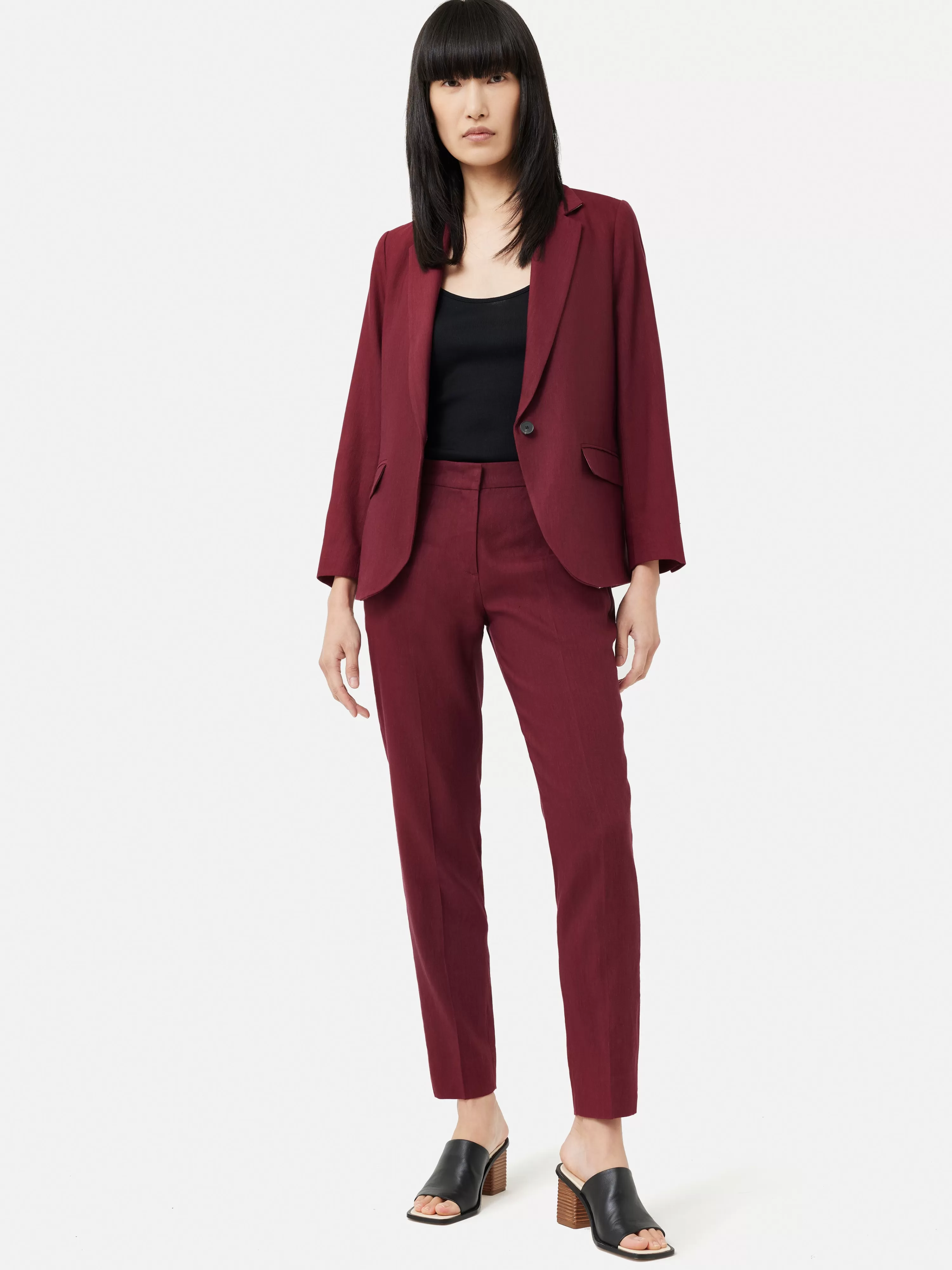 Jigsaw Portofino Linen Brook Blazer-Women Coats & Jackets