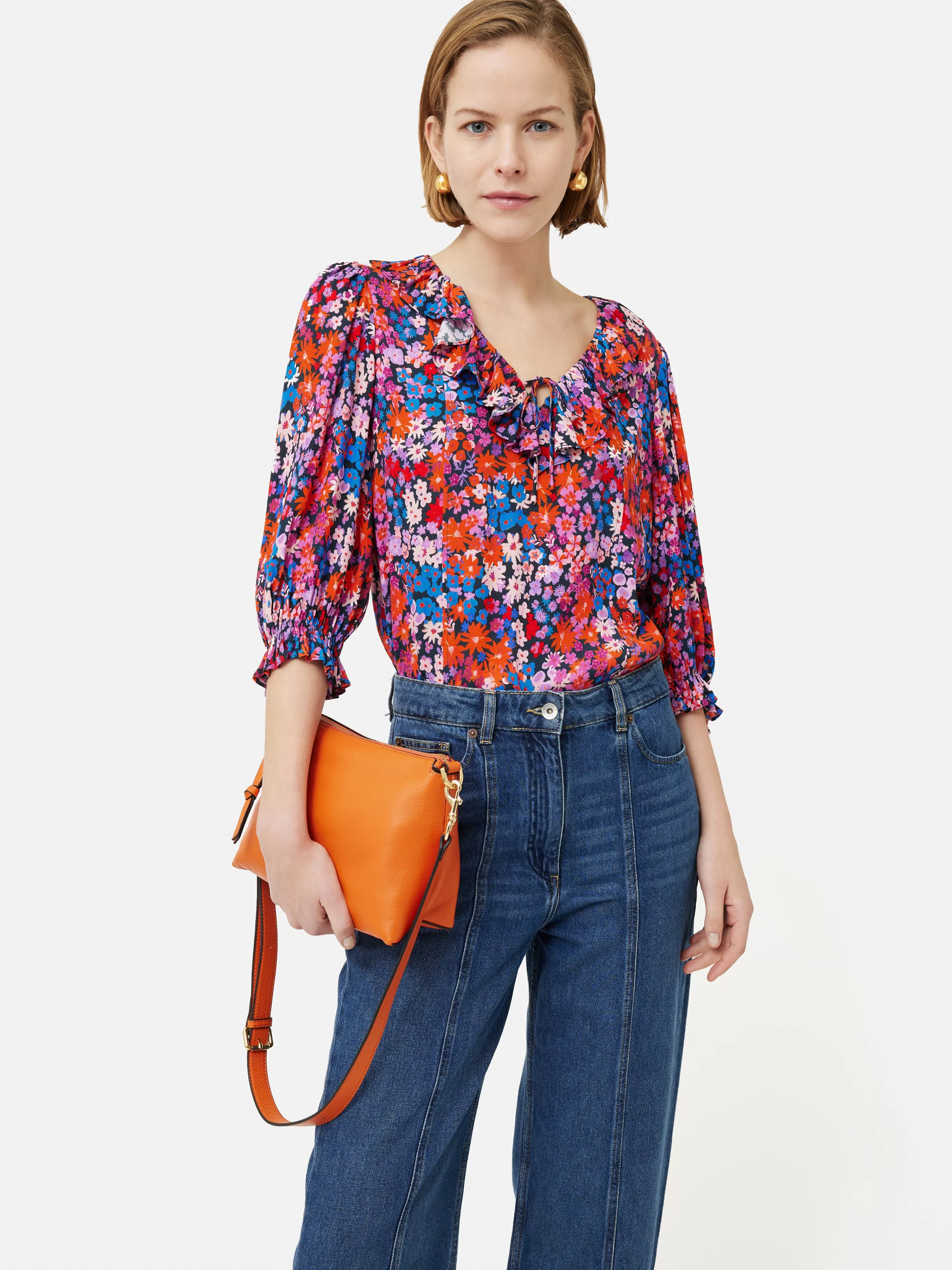 Jigsaw Rave Floral Top-Women Tops