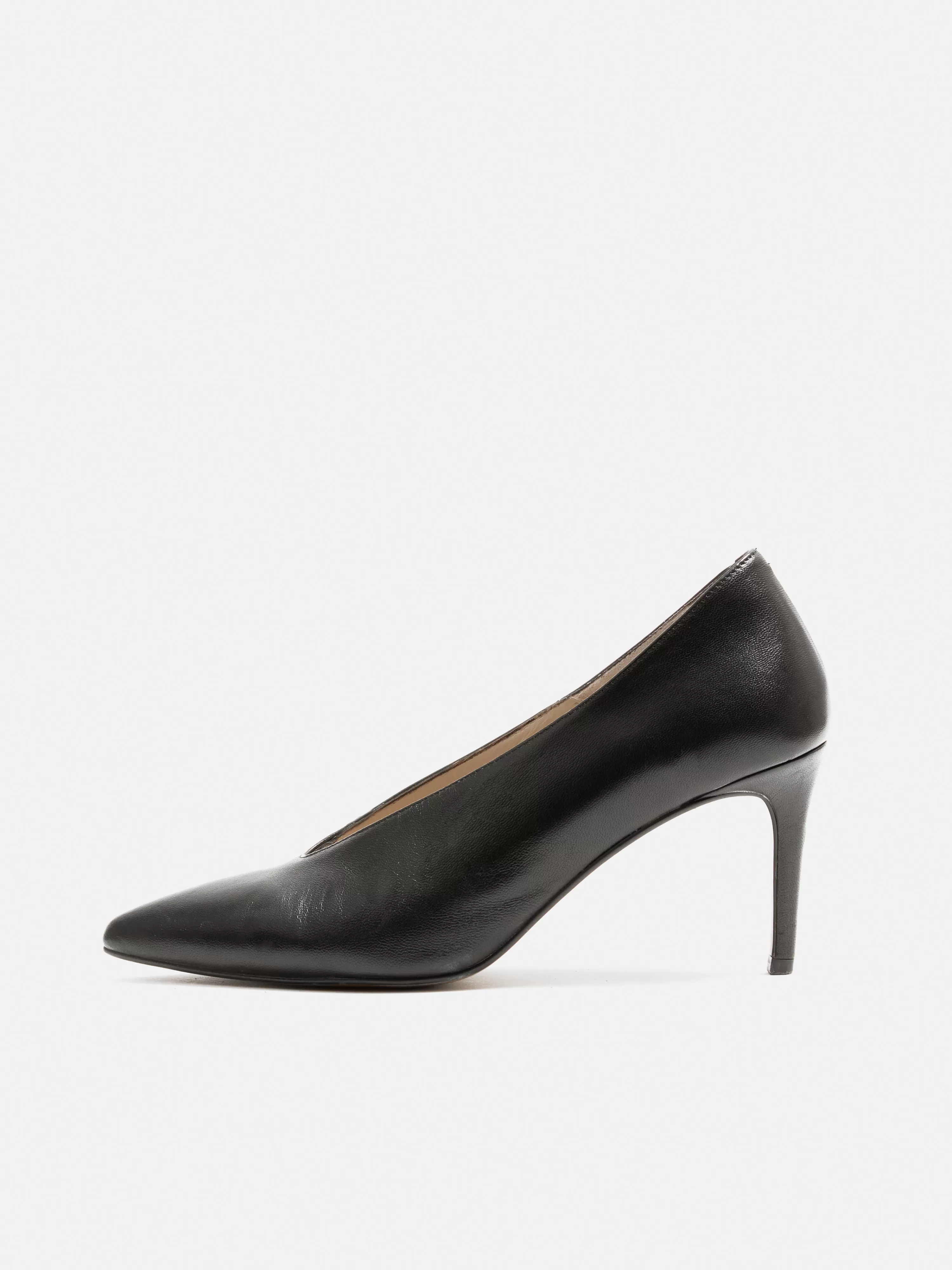 Jigsaw Reece Leather Court Shoe-Women Heels