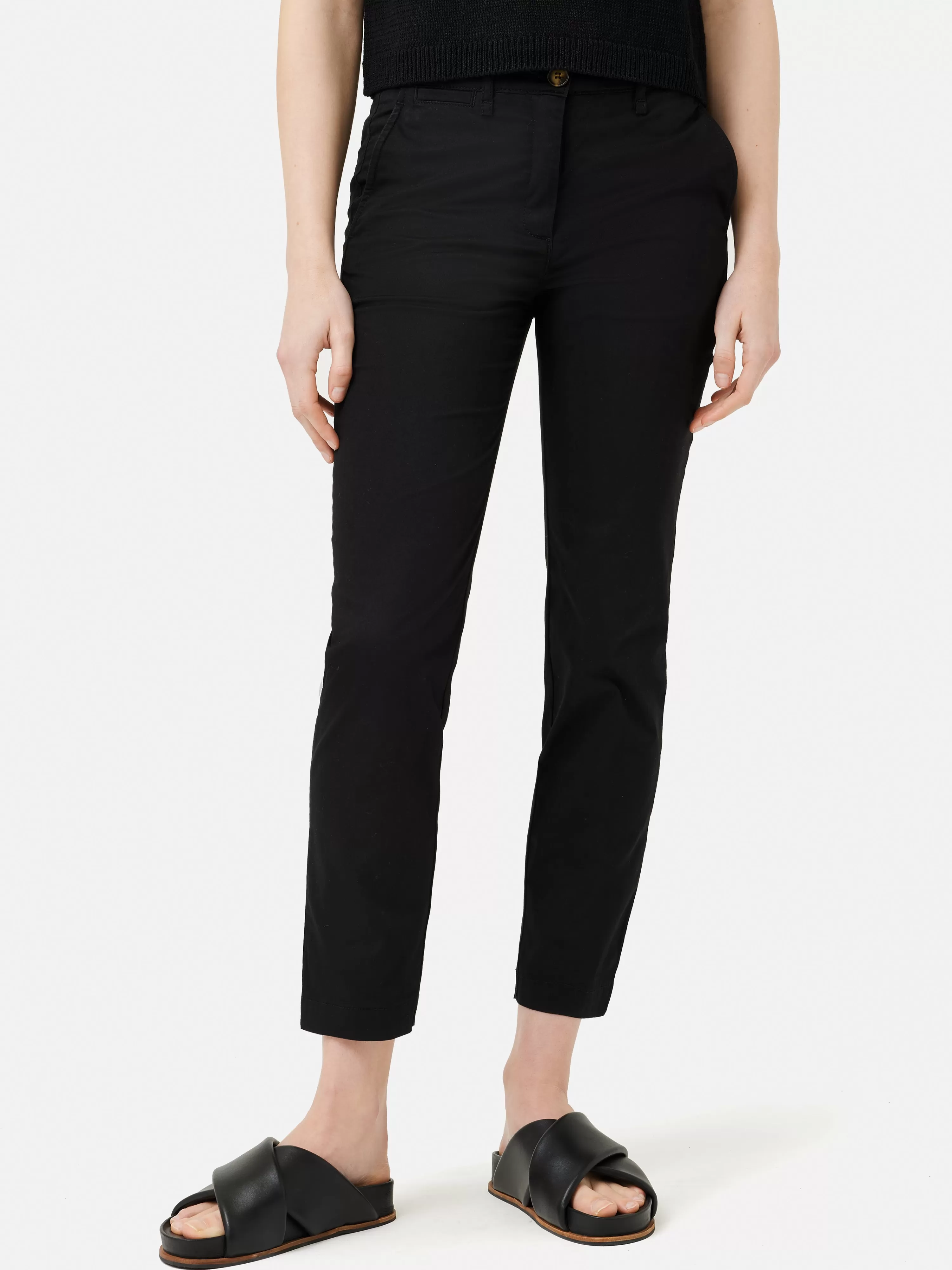 Jigsaw Slim Leg Cotton Chino-Women Trousers