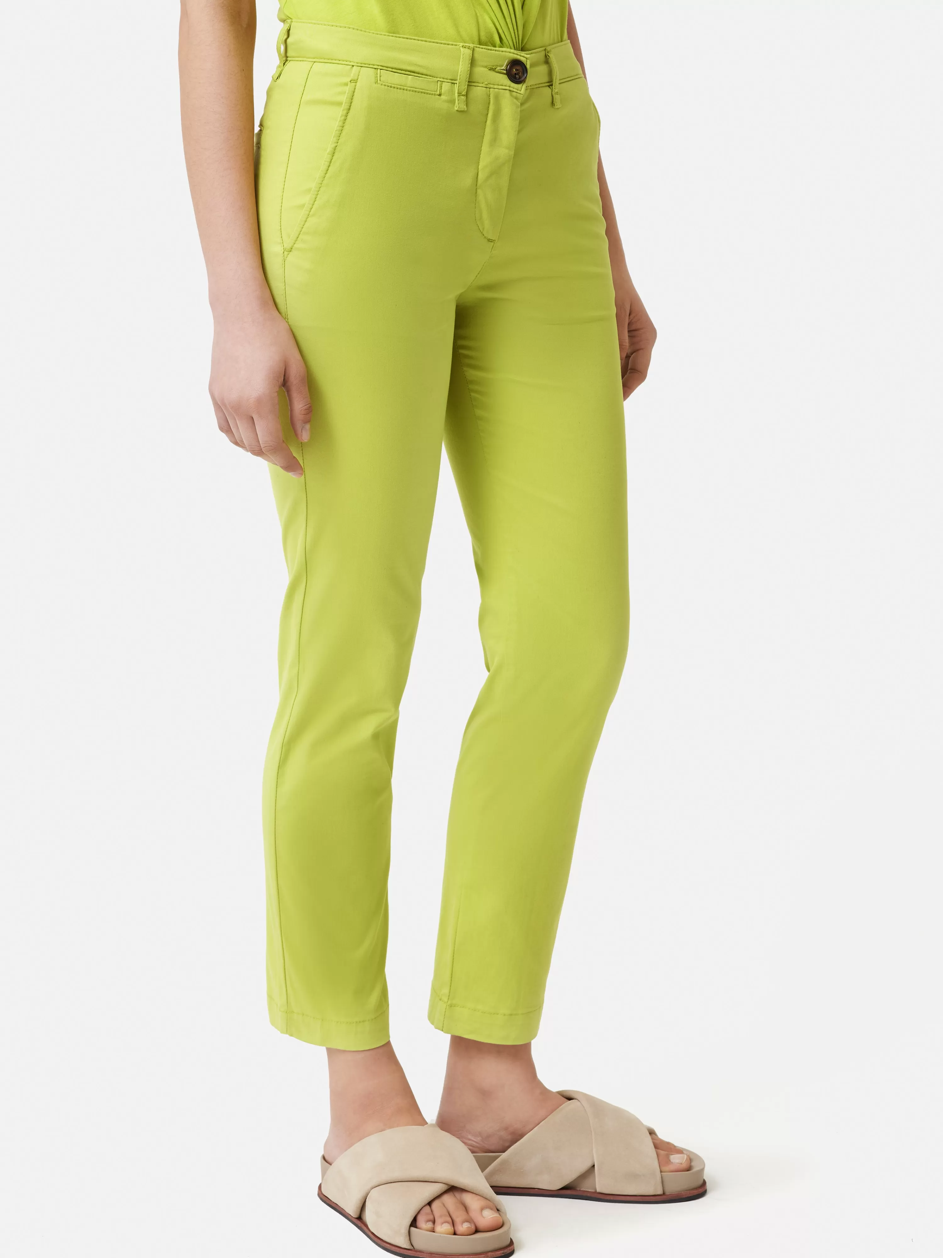 Jigsaw Slim Leg Cotton Chino-Women Trousers