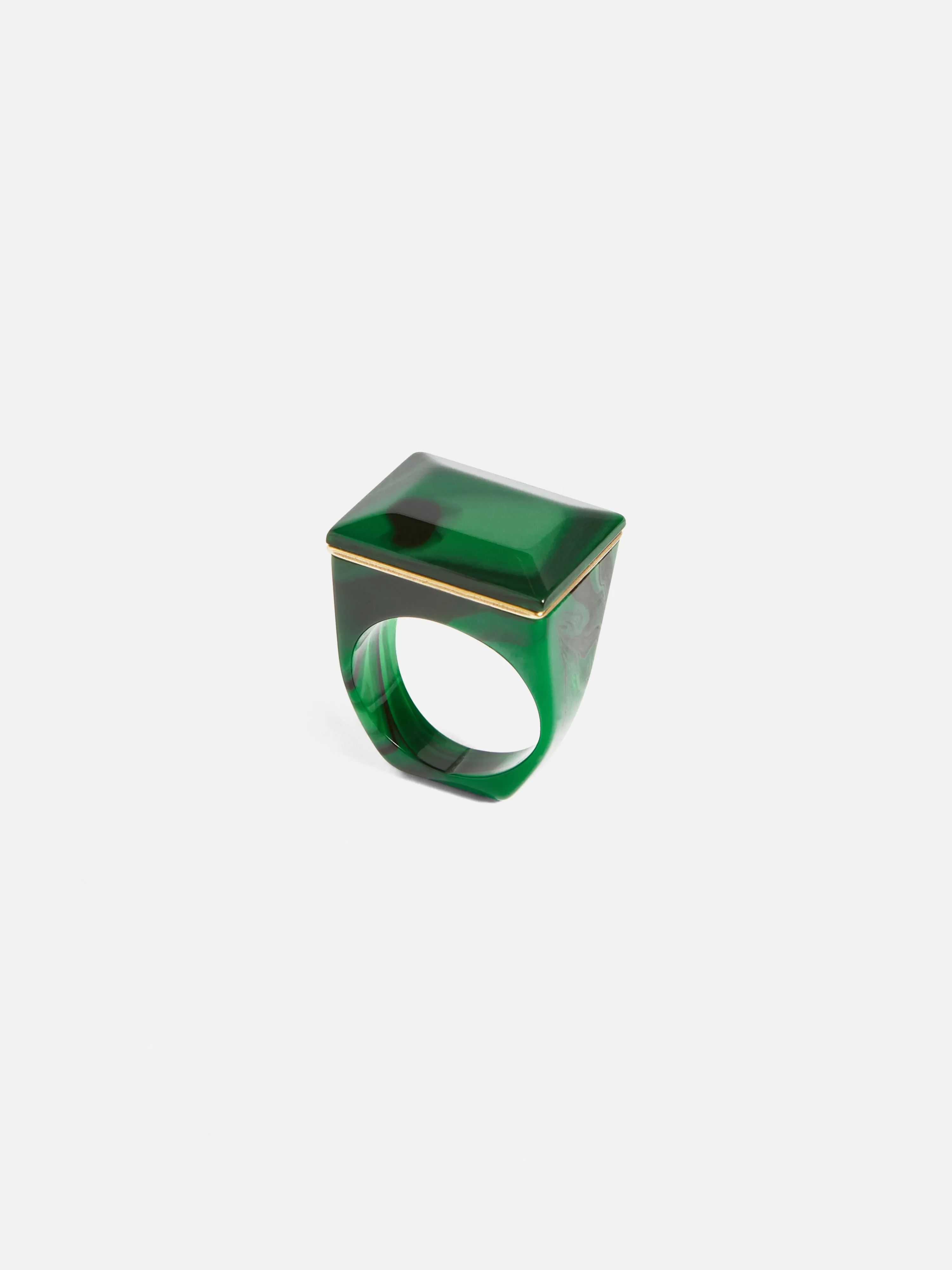 Jigsaw Square Resin Ring-Women Jewellery