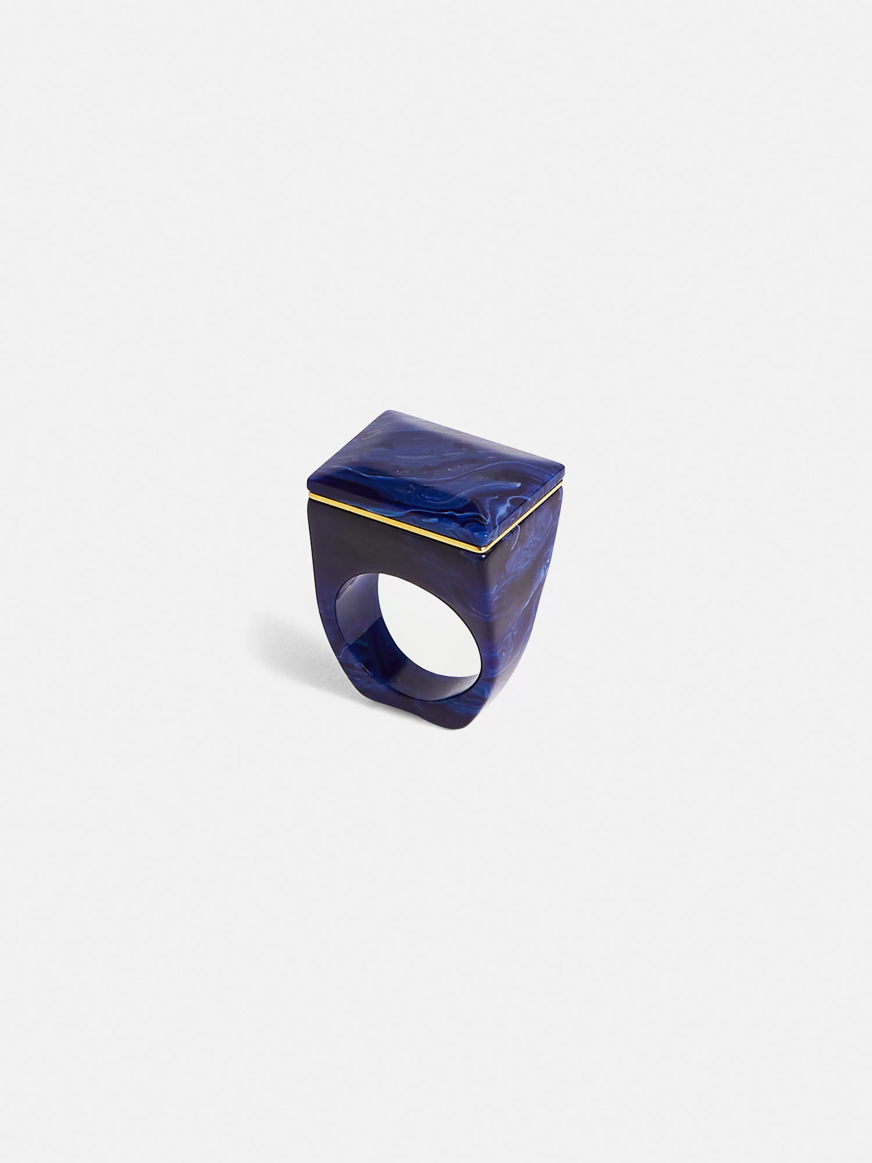 Jigsaw Square Resin Ring-Women Jewellery