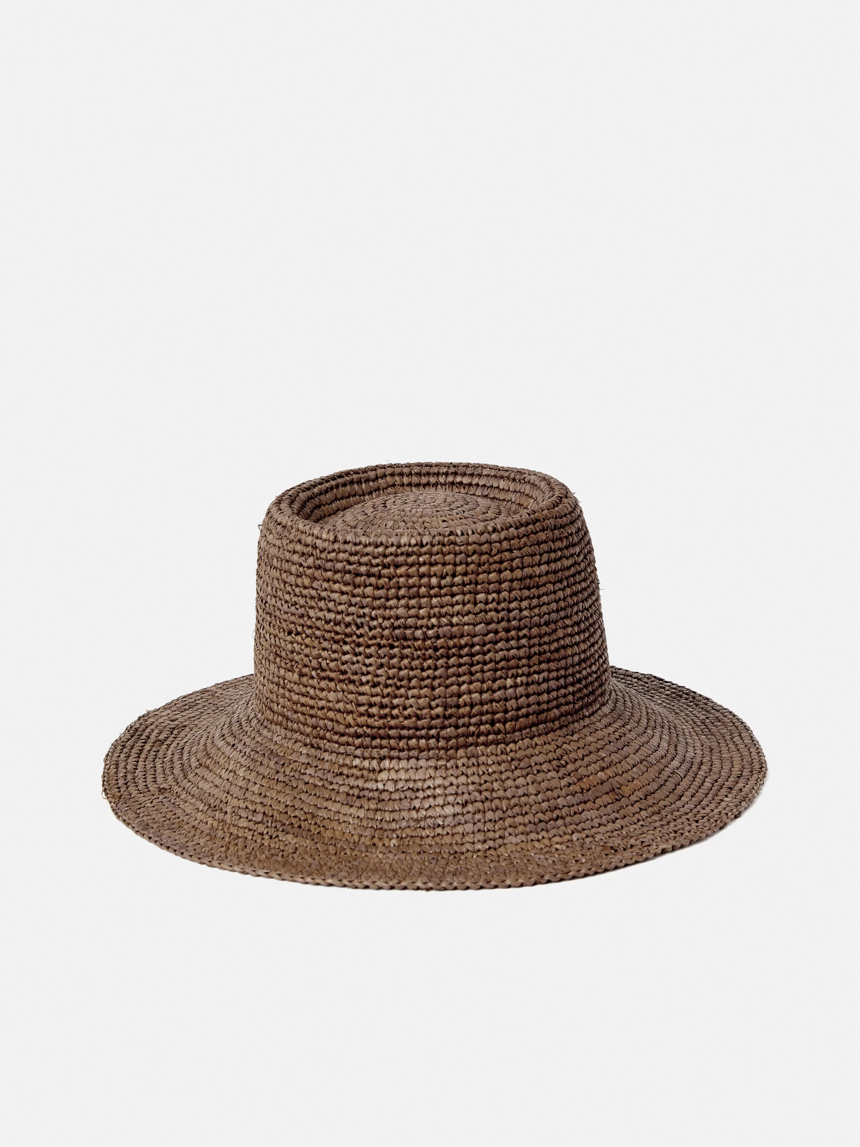 Jigsaw Straw Bucket Hat-Women Hats