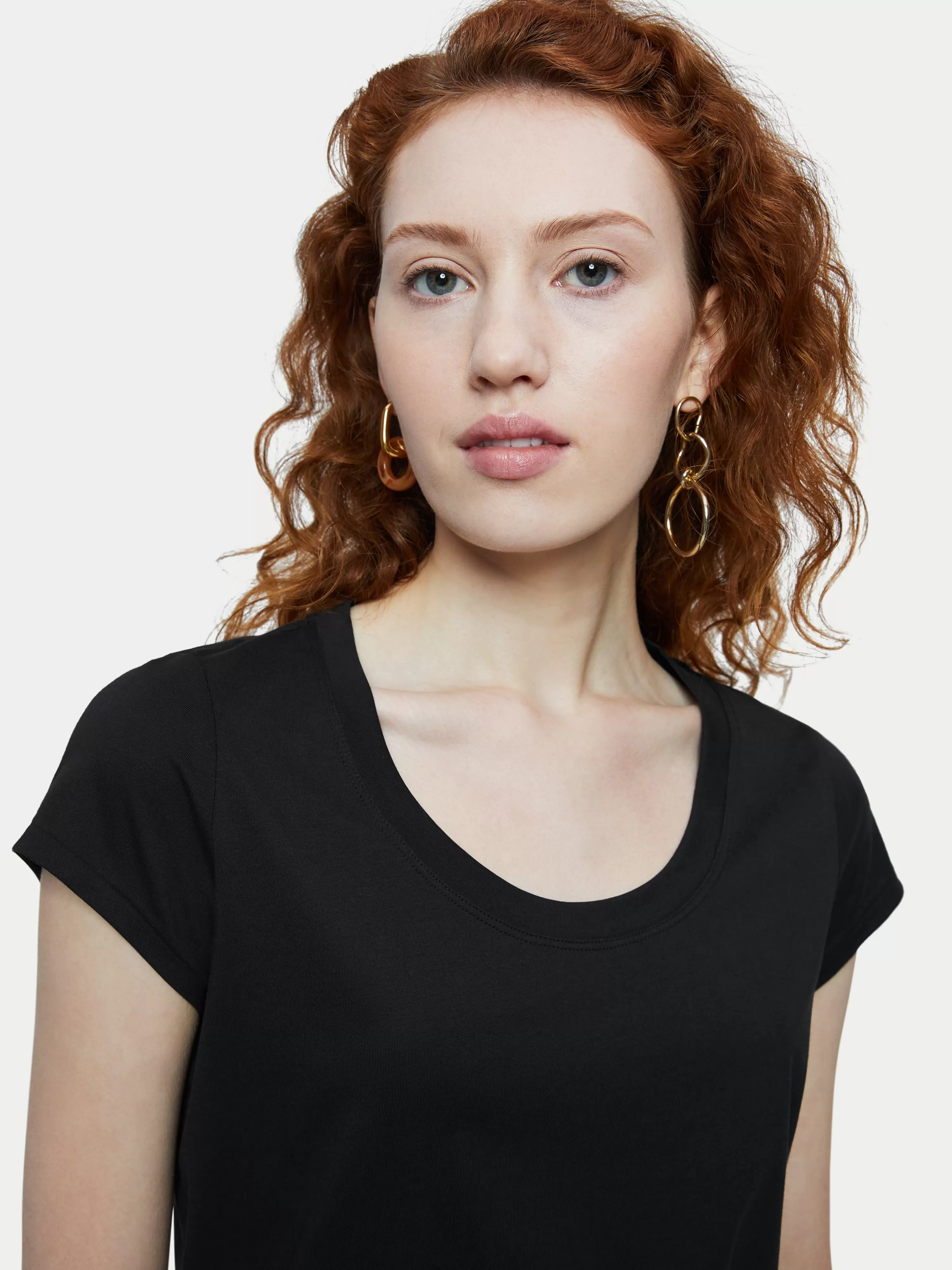 Jigsaw Supima Cotton Short Sleeve Tee-Women Tops