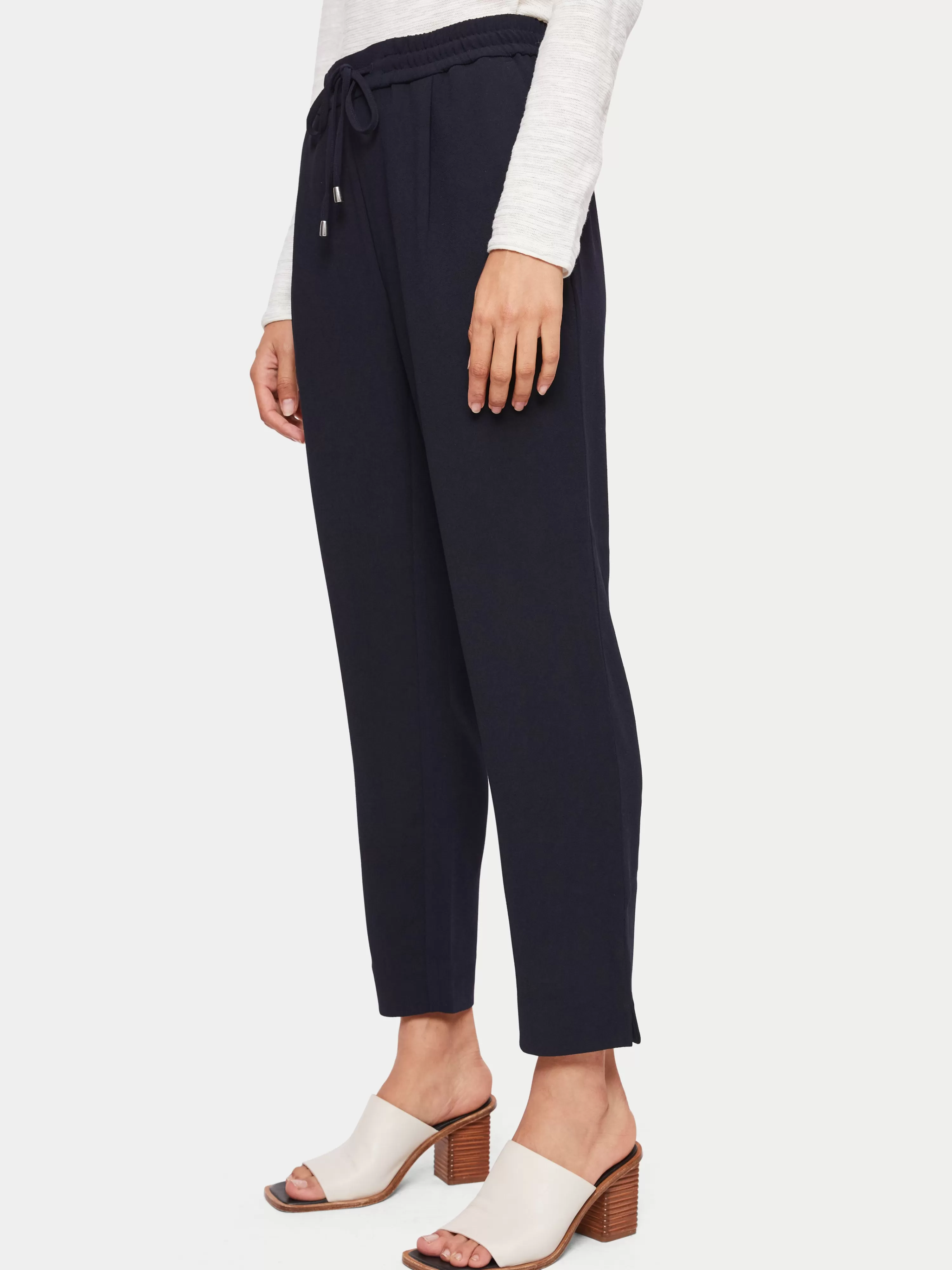 Jigsaw Tie Waist Woven Jogger-Women Trousers