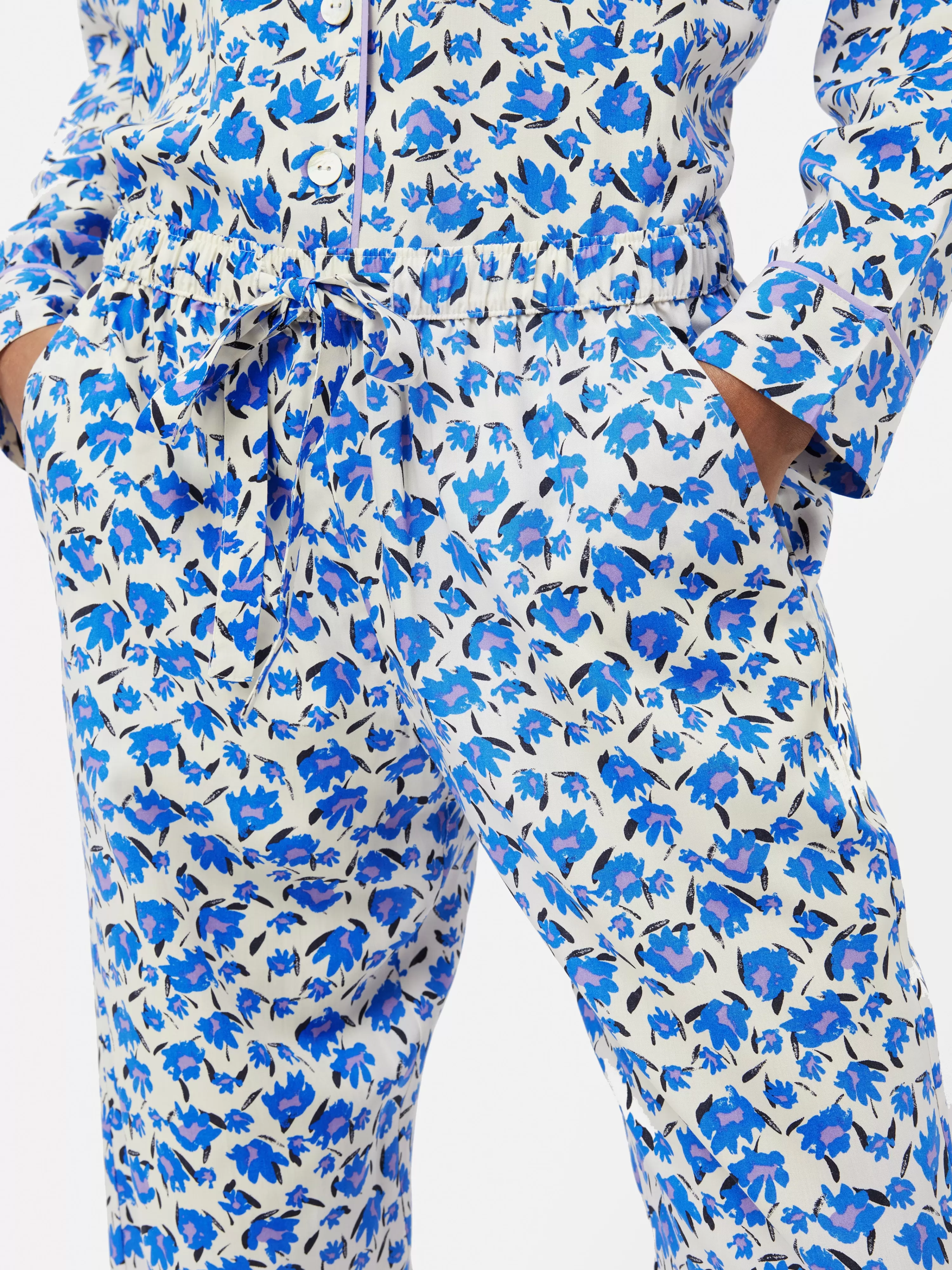 Jigsaw Wild Cat Modal Pyjama-Women Pyjamas & Loungewear