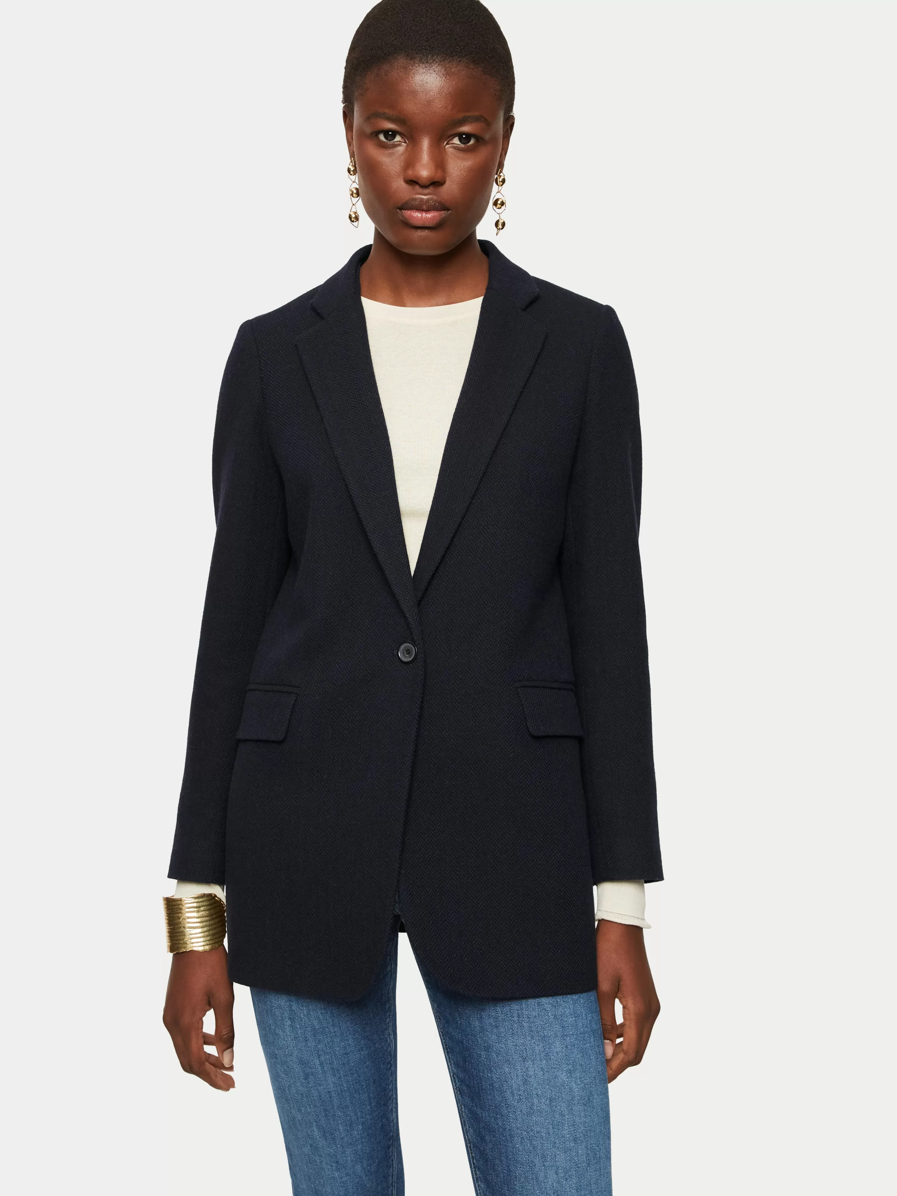 Jigsaw Wool Langford Blazer-Women Coats & Jackets