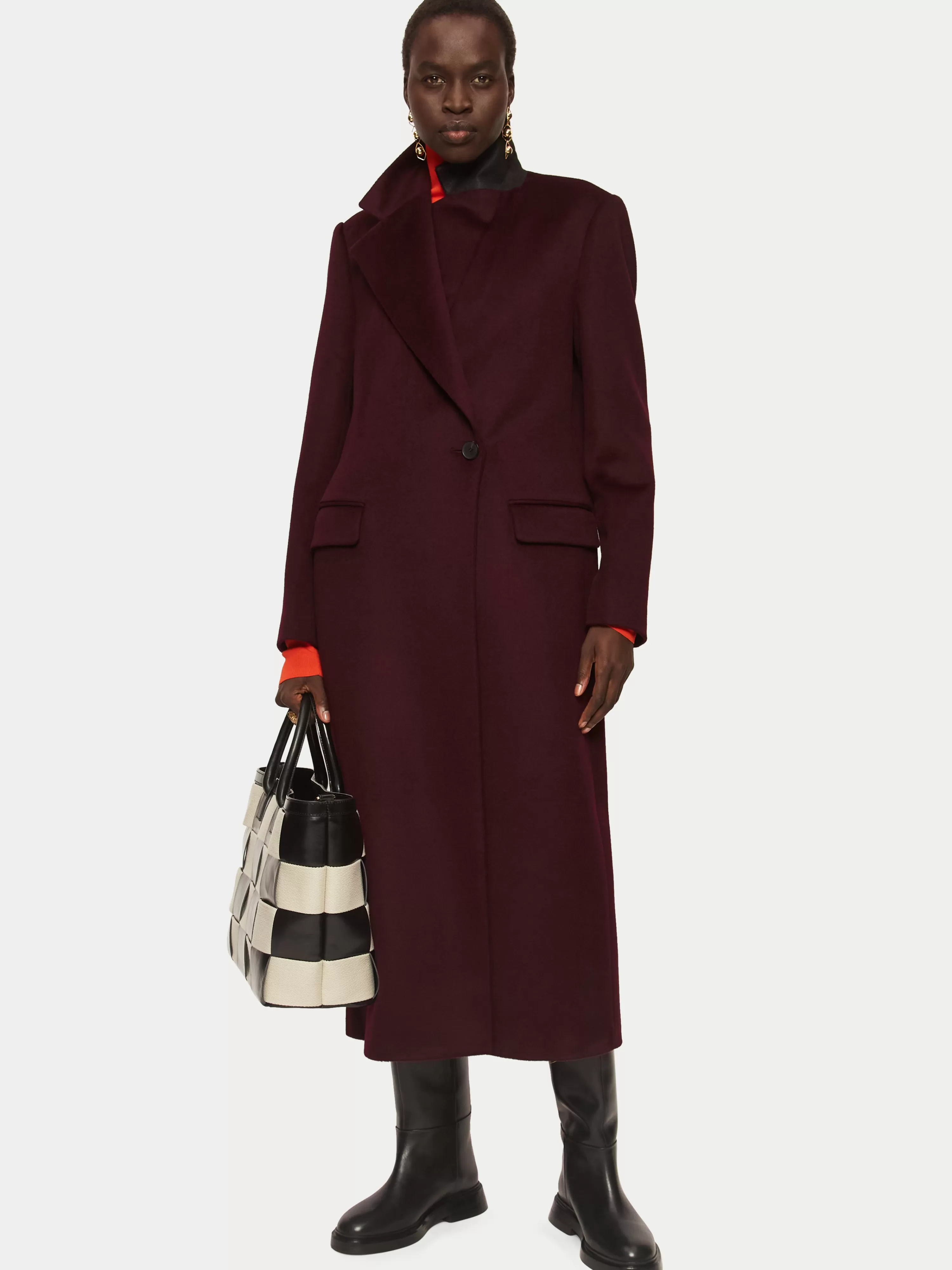 Jigsaw Wool Maxi City Coat-Women Coats & Jackets