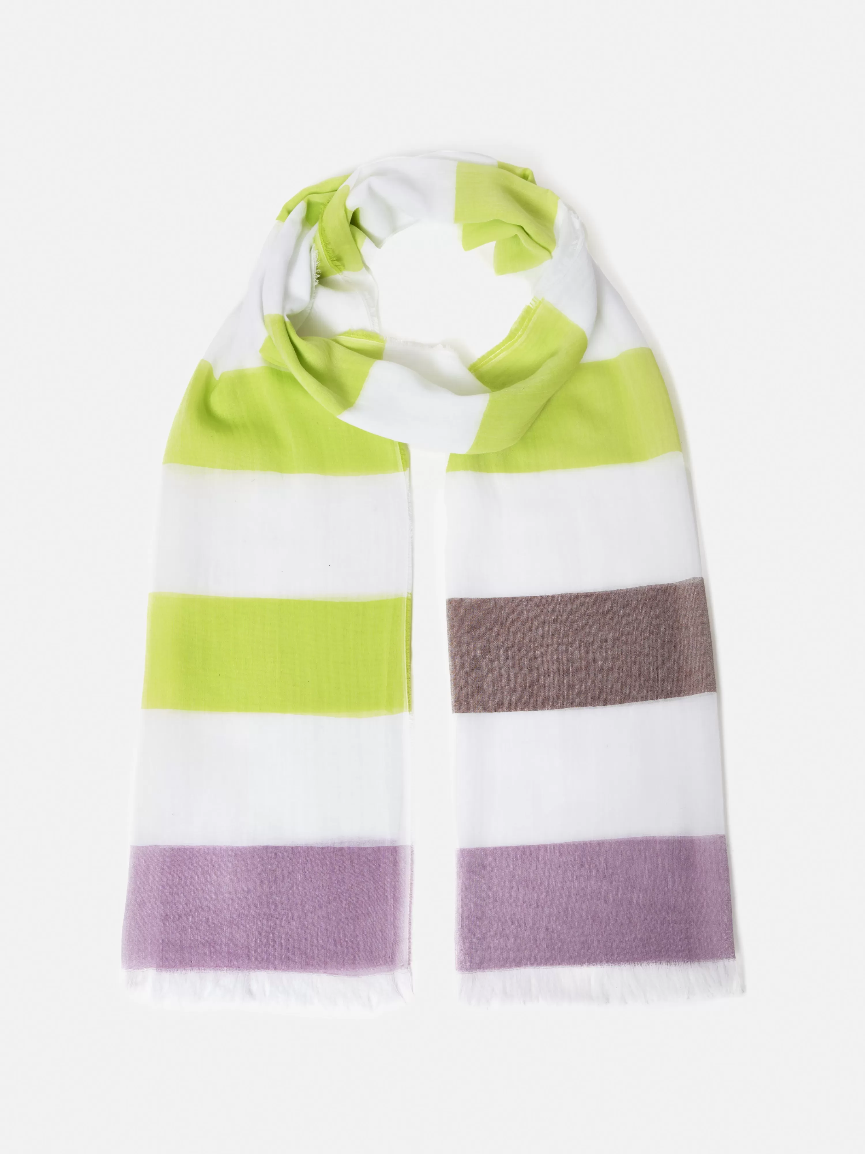 Jigsaw Woven Stripe Scarf-Women Ponchos & Scarves