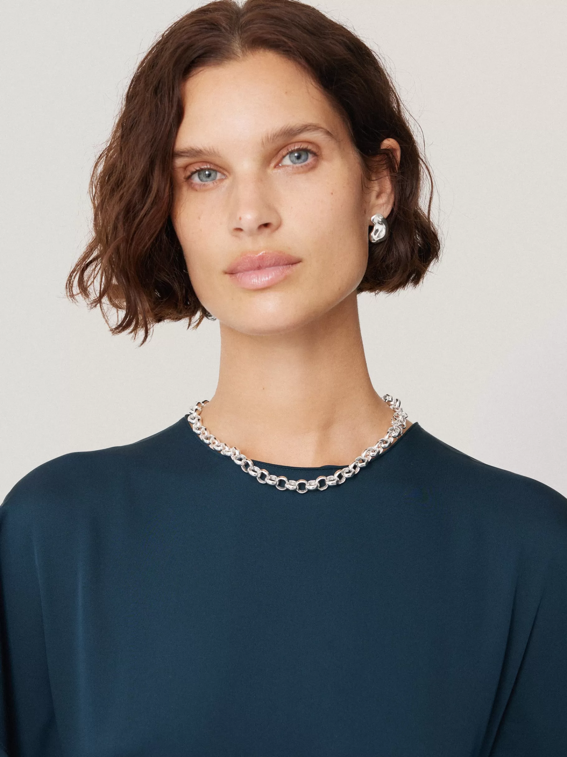Jigsaw Jewellery | Party-Belcher Chain Necklace Silver